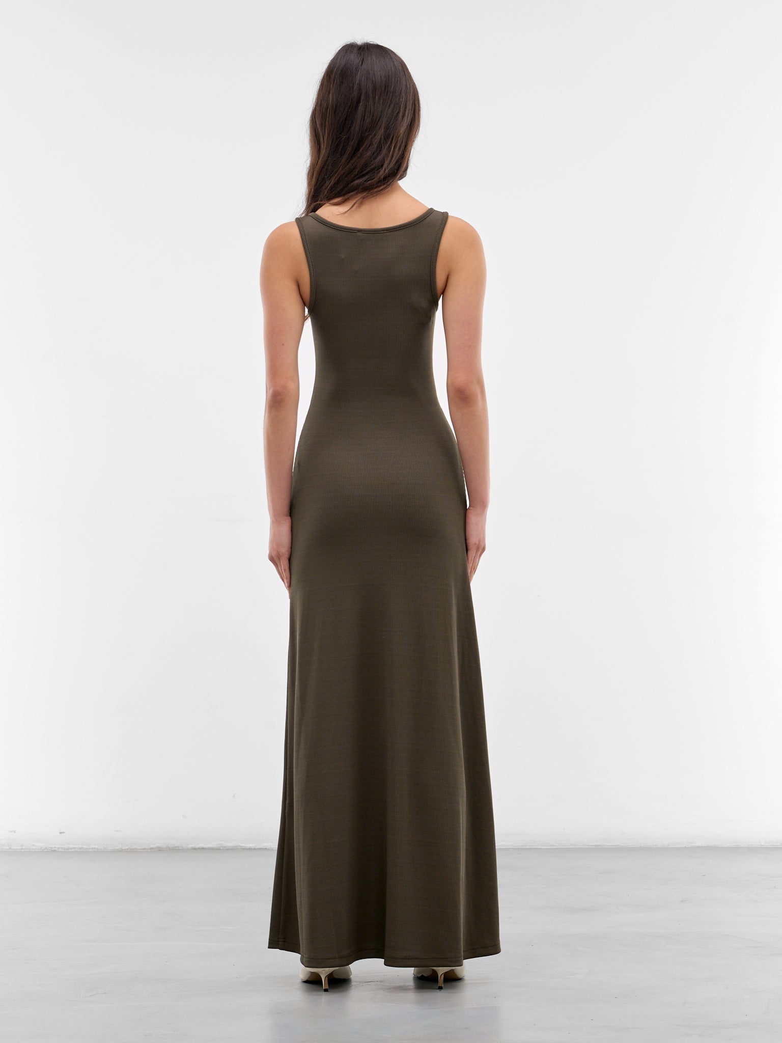 Droplet Crystal Loophole Maxi Dress (26013832-HUSK)