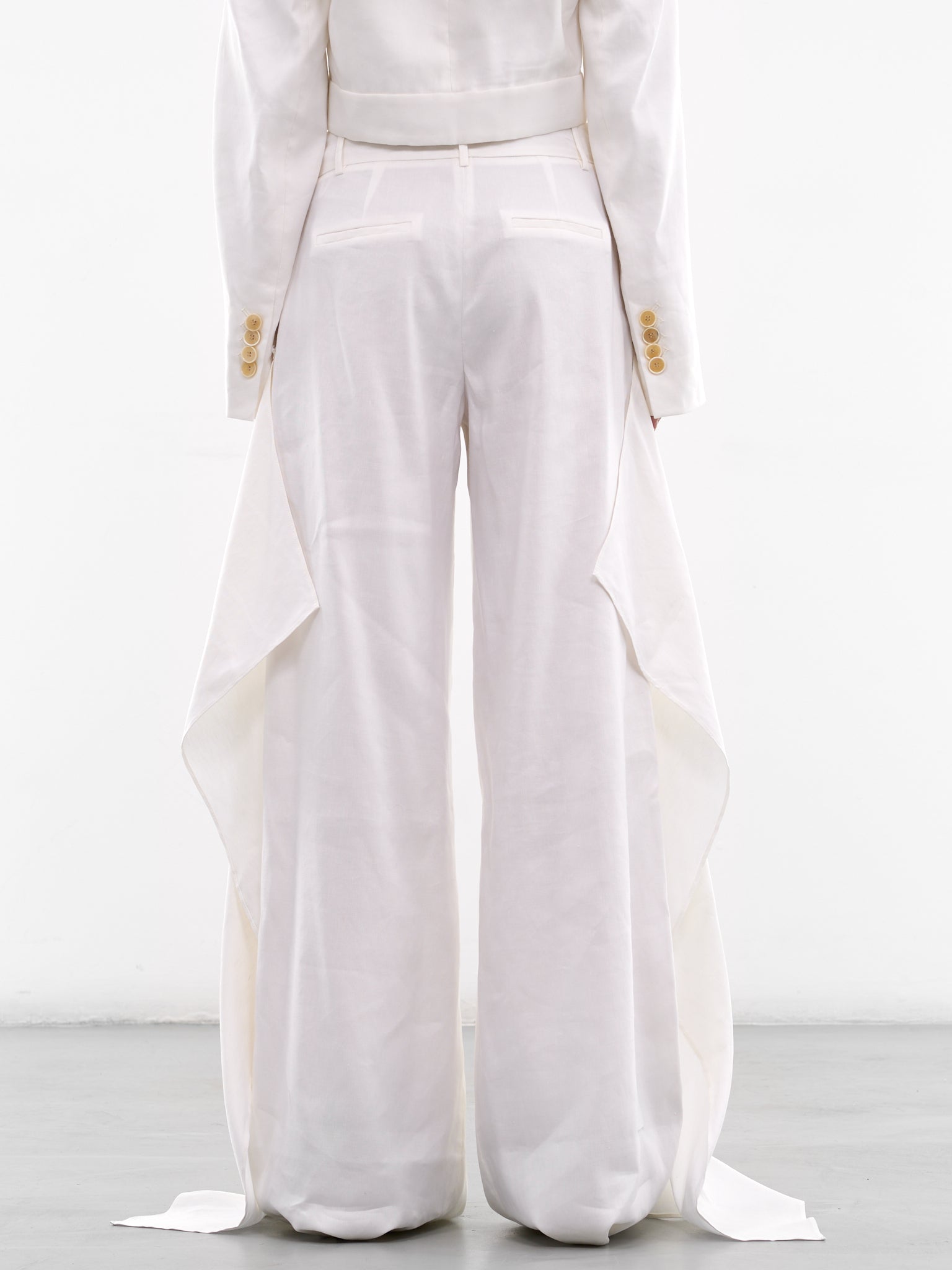 CHRISTOPHER ESBER Linen Trousers | H.Lorenzo - back