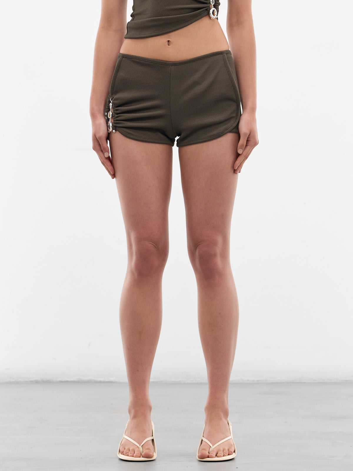 Husk Droplet Crystal Track Shorts (26015756-HUSK)