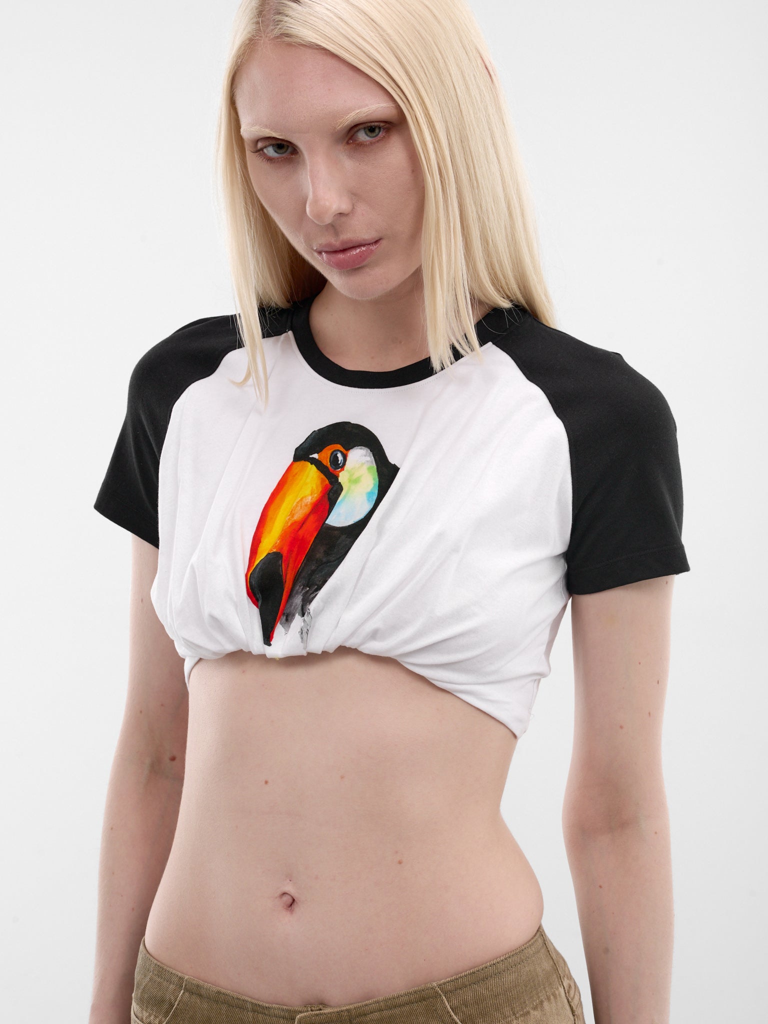 CHRISTOPHER ESBER Tucked Crop Tee | H.Lorenzo - detail 2