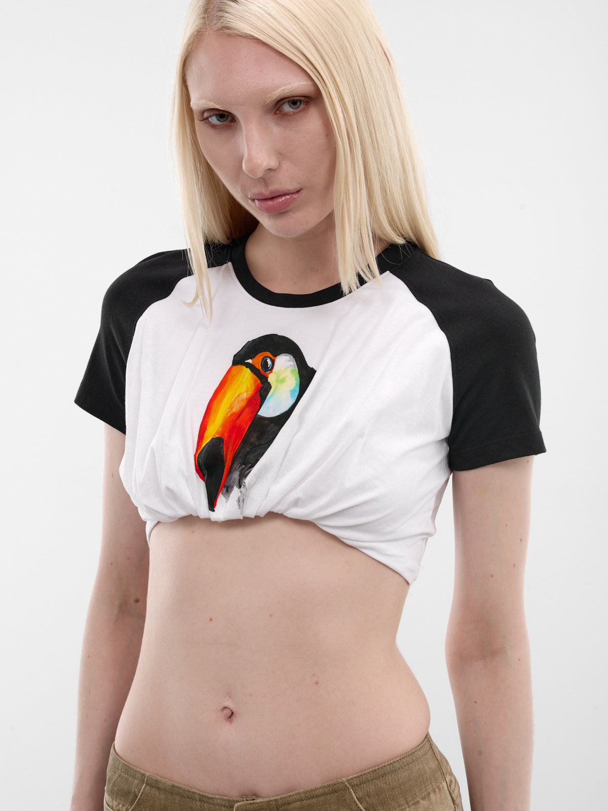 CHRISTOPHER ESBER Tucked Crop Tee | H.Lorenzo - detail 2