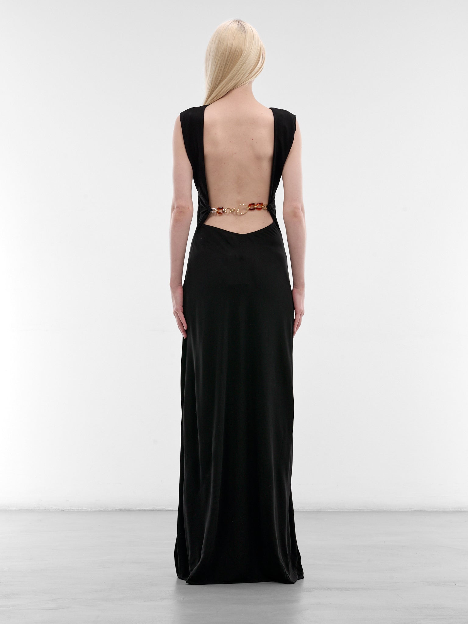 christopher esber backless dress Christopher Esber Backless Drape Satin Dress in Purple