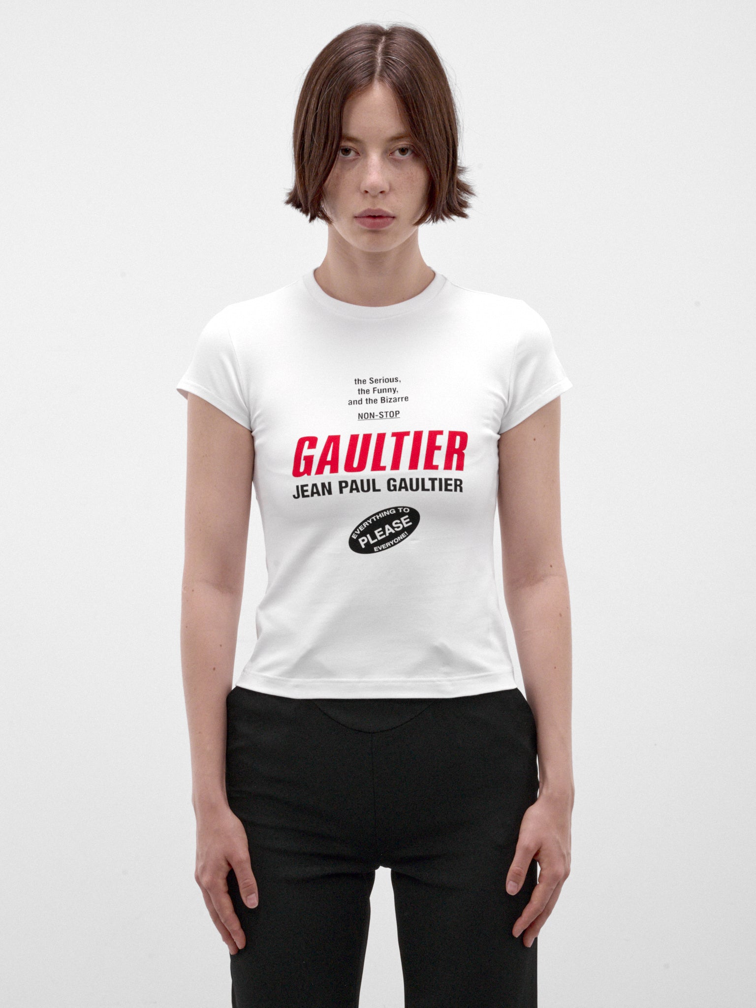 White Cotton Logo Baby Tee (26/04-TO544-J075-010030-WHITE-)