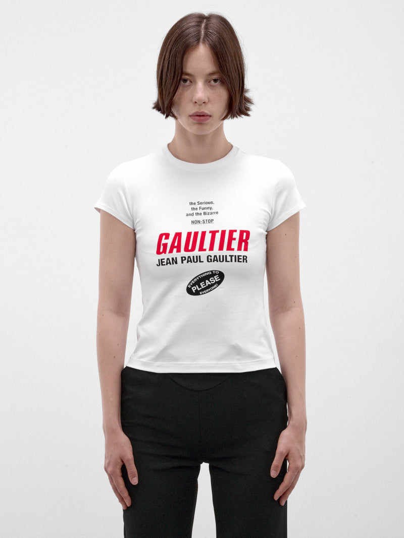 White Cotton Logo Baby Tee (26/04-TO544-J075-010030-WHITE-)