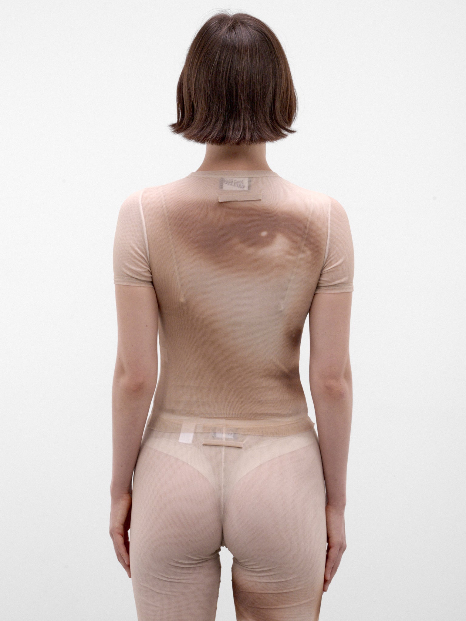 Beige Trompe L'oeil Eye Tank (26/04-W-TO563-M032P-68-BEIGE)