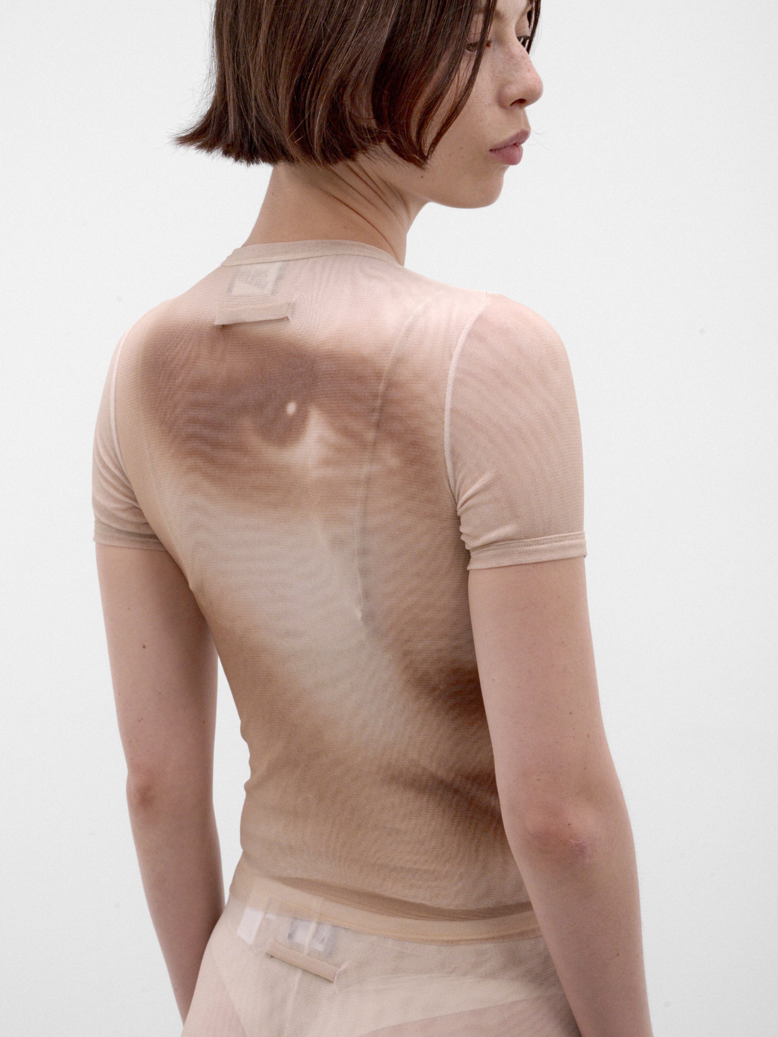 Beige Trompe L'oeil Eye Tank (26/04-W-TO563-M032P-68-BEIGE)