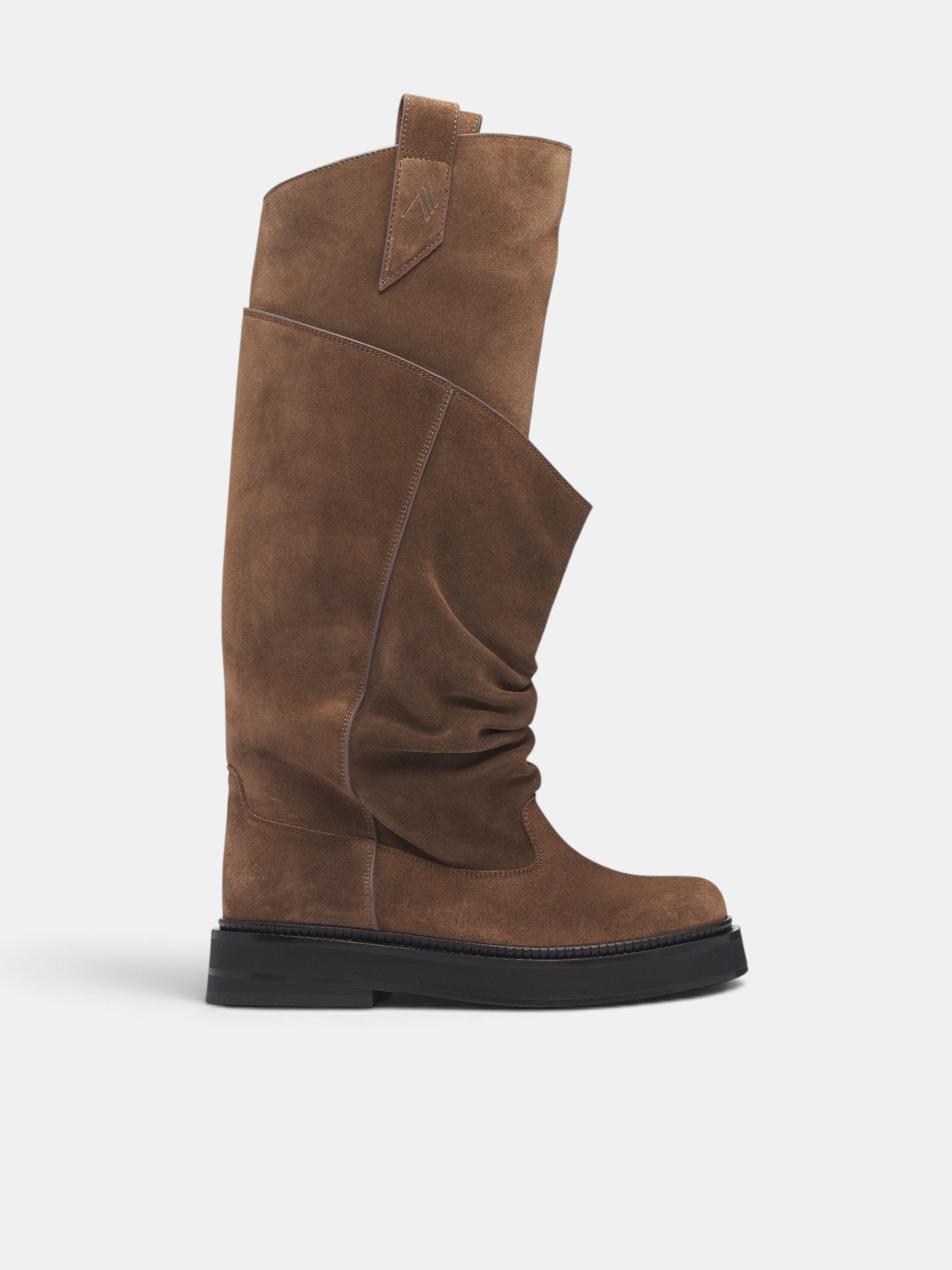 Robin Passeggiata Suede Combat Boots (260WSH00902-BROWN)