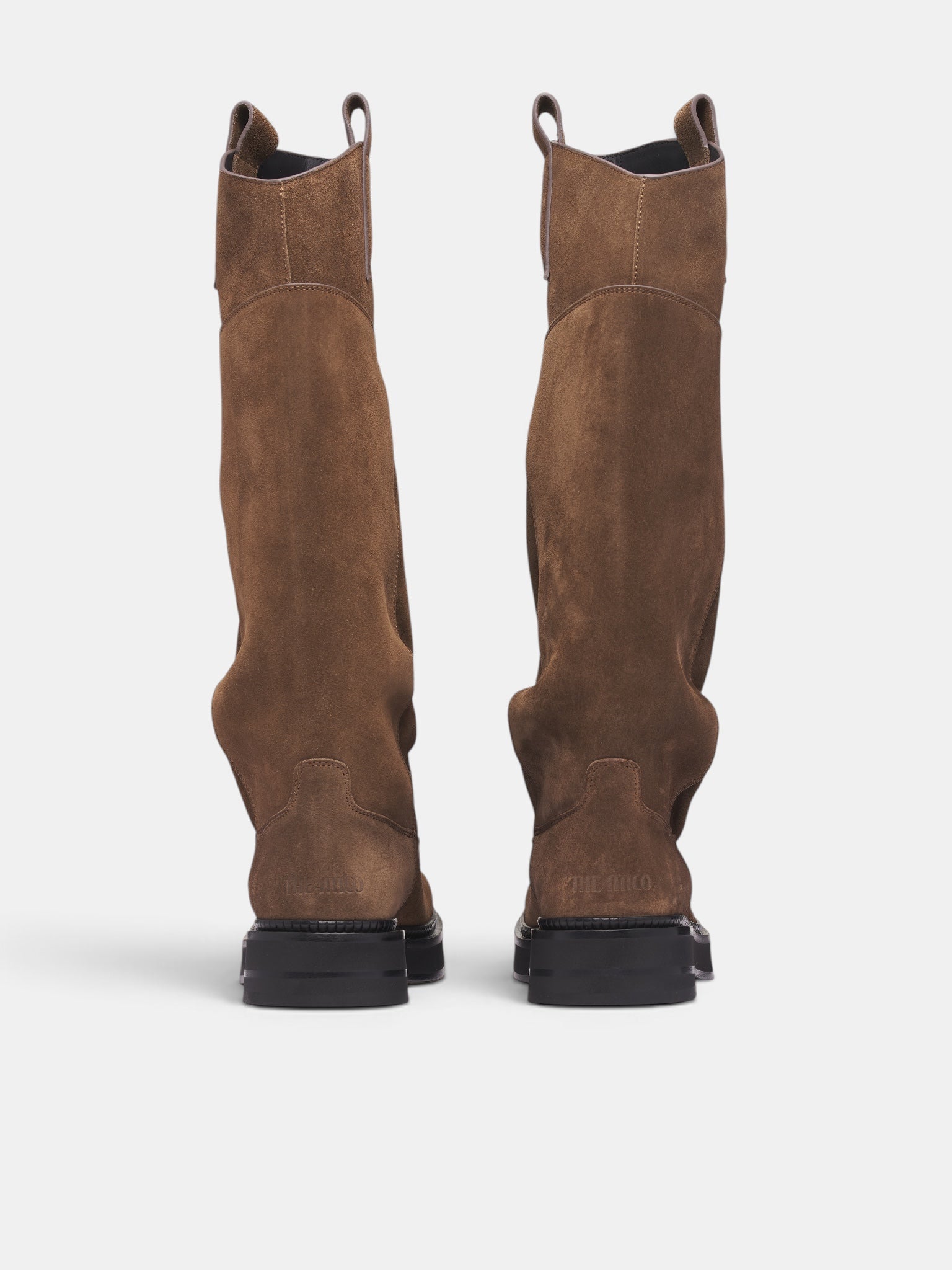 Robin Passeggiata Suede Combat Boots (260WSH00902-BROWN)