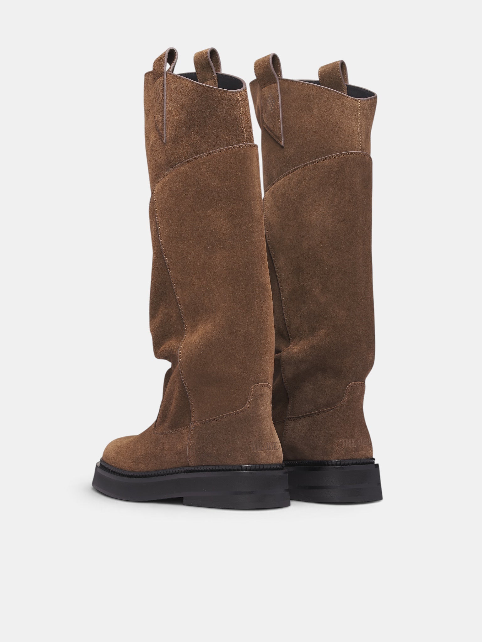 Robin Passeggiata Suede Combat Boots (260WSH00902-BROWN)