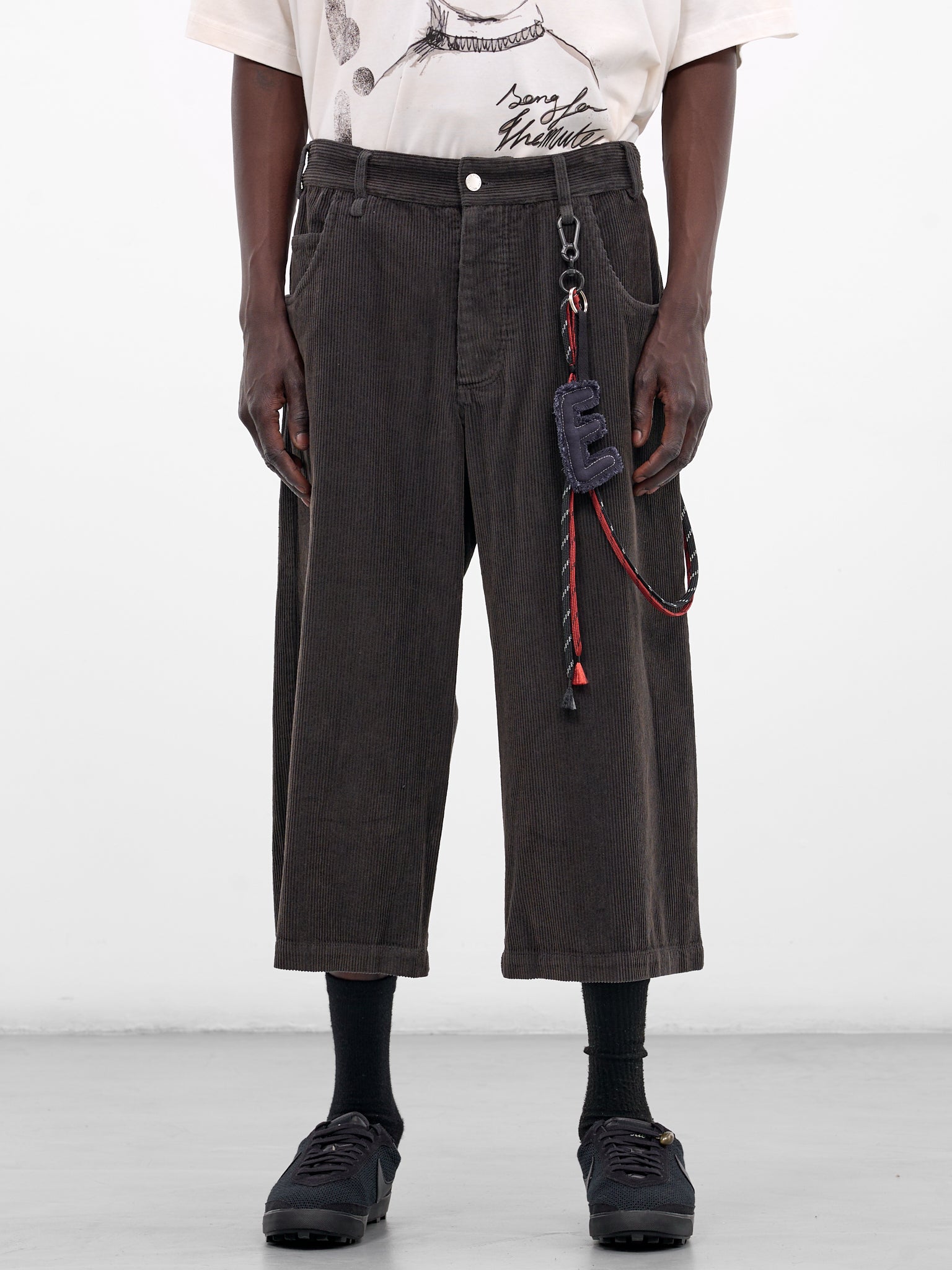 Petrol Cropped Corduroy Trousers (261-MST055-PETROL-FADE-OUT)