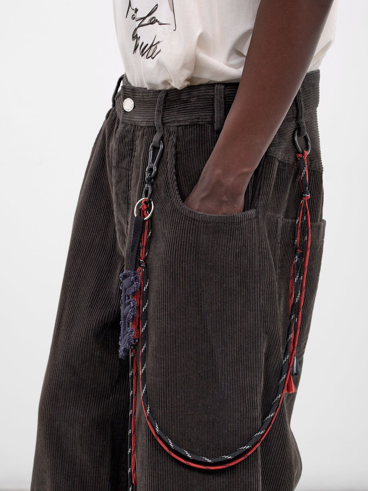 Petrol Cropped Corduroy Trousers (261-MST055-PETROL-FADE-OUT)