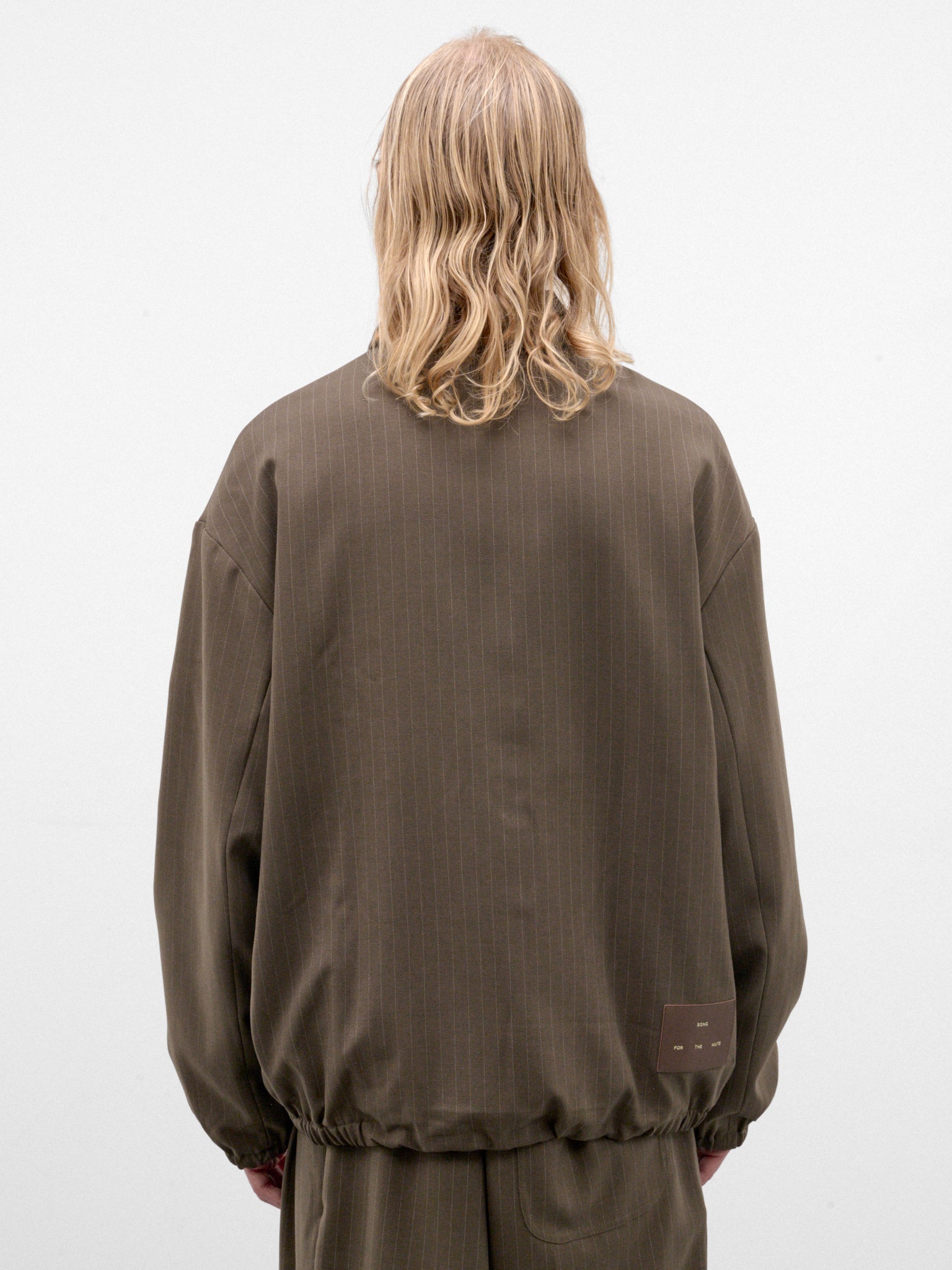 Taupe Slim Zip Coach Jacket (262-MJK122-TAUPE)