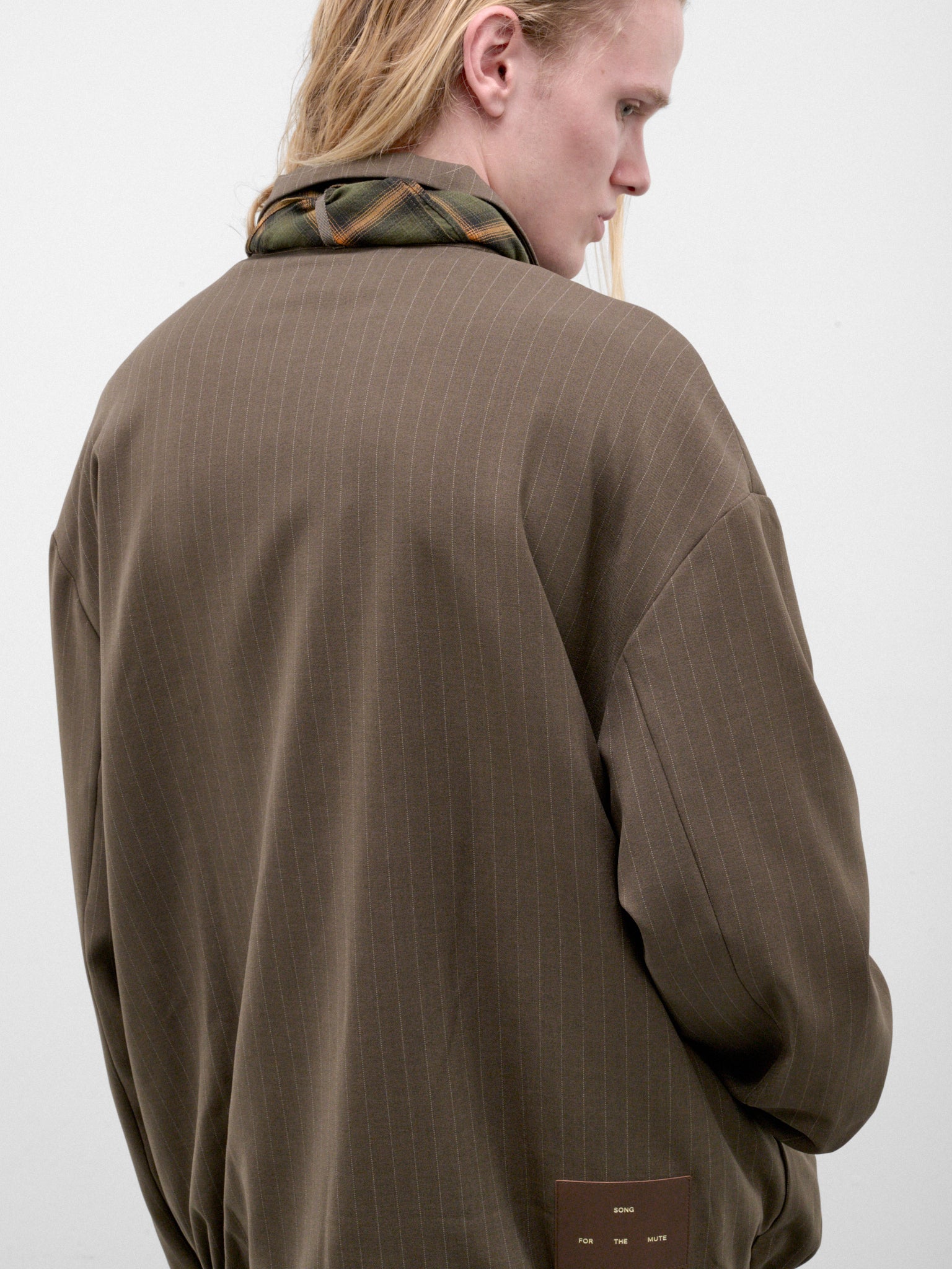 Taupe Slim Zip Coach Jacket (262-MJK122-TAUPE)