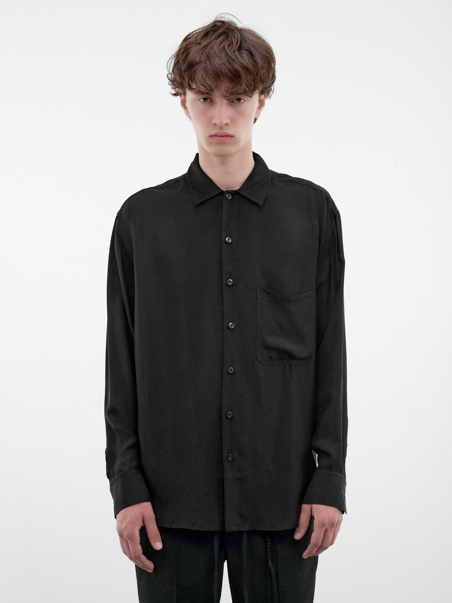 Black Still Life Shirt (262-MSH058-BLACK)