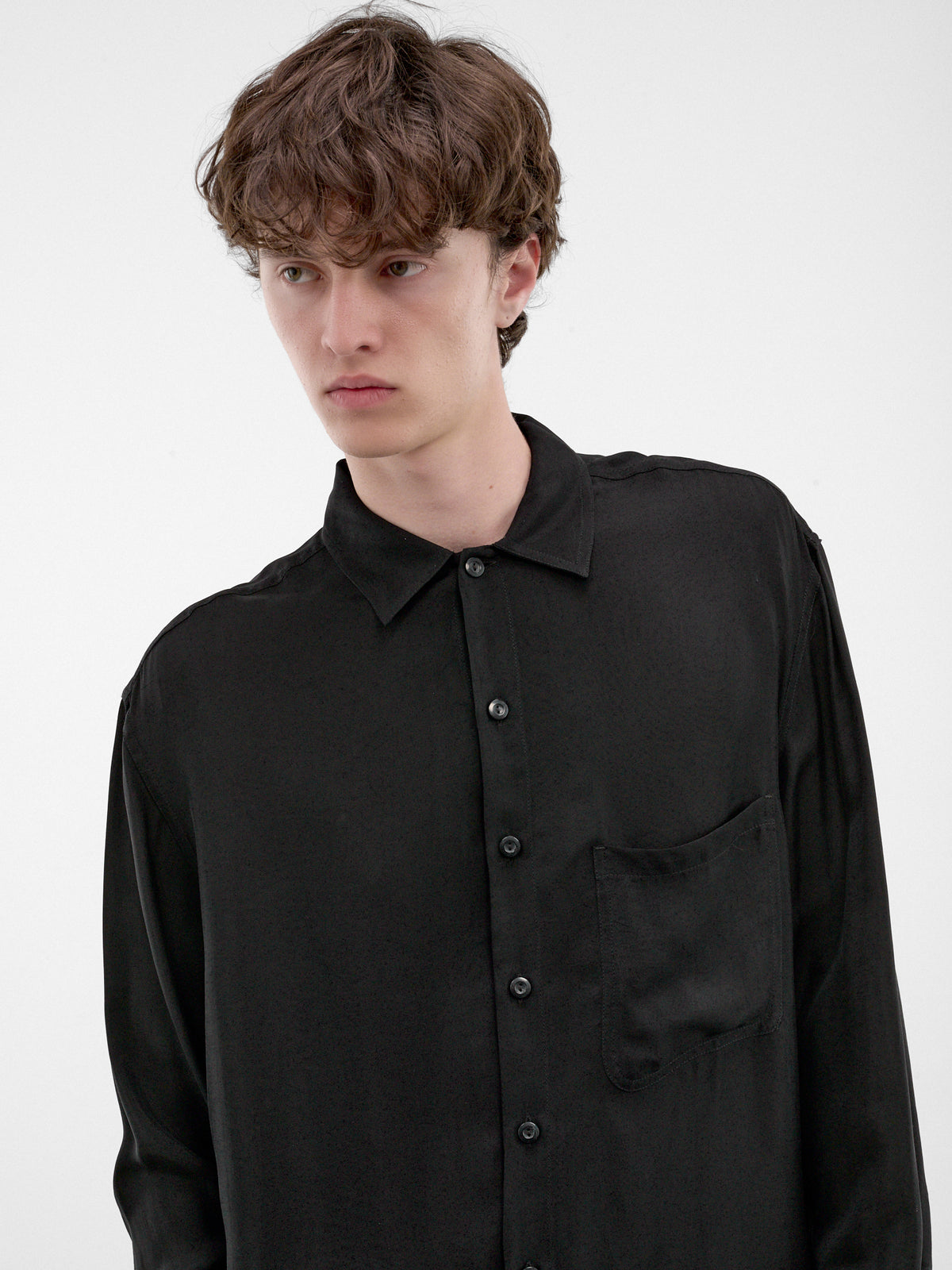 Black Still Life Shirt (262-MSH058-BLACK)