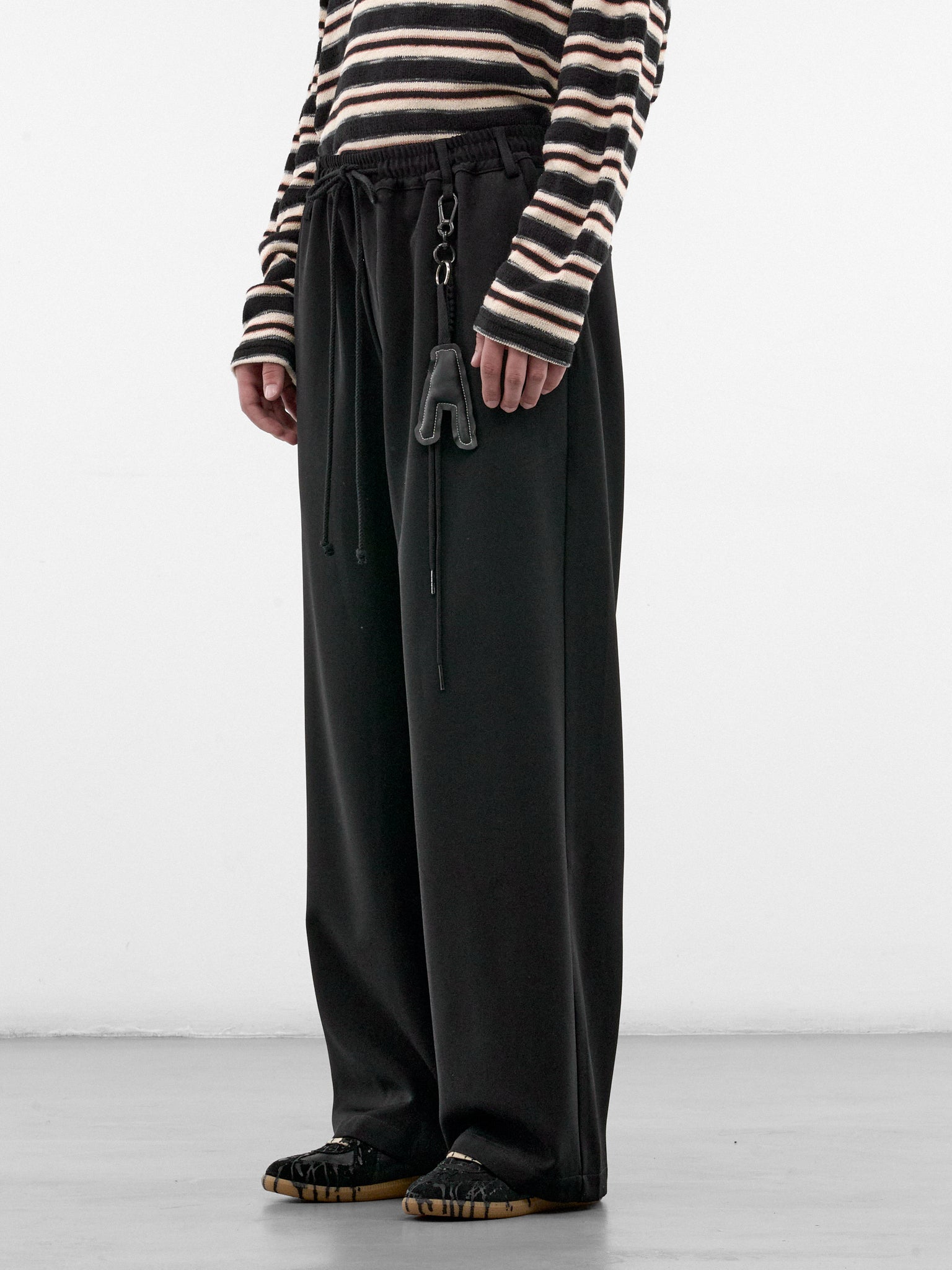 Black Relaxed Lounge Pants (262-UPT096-BLACK)