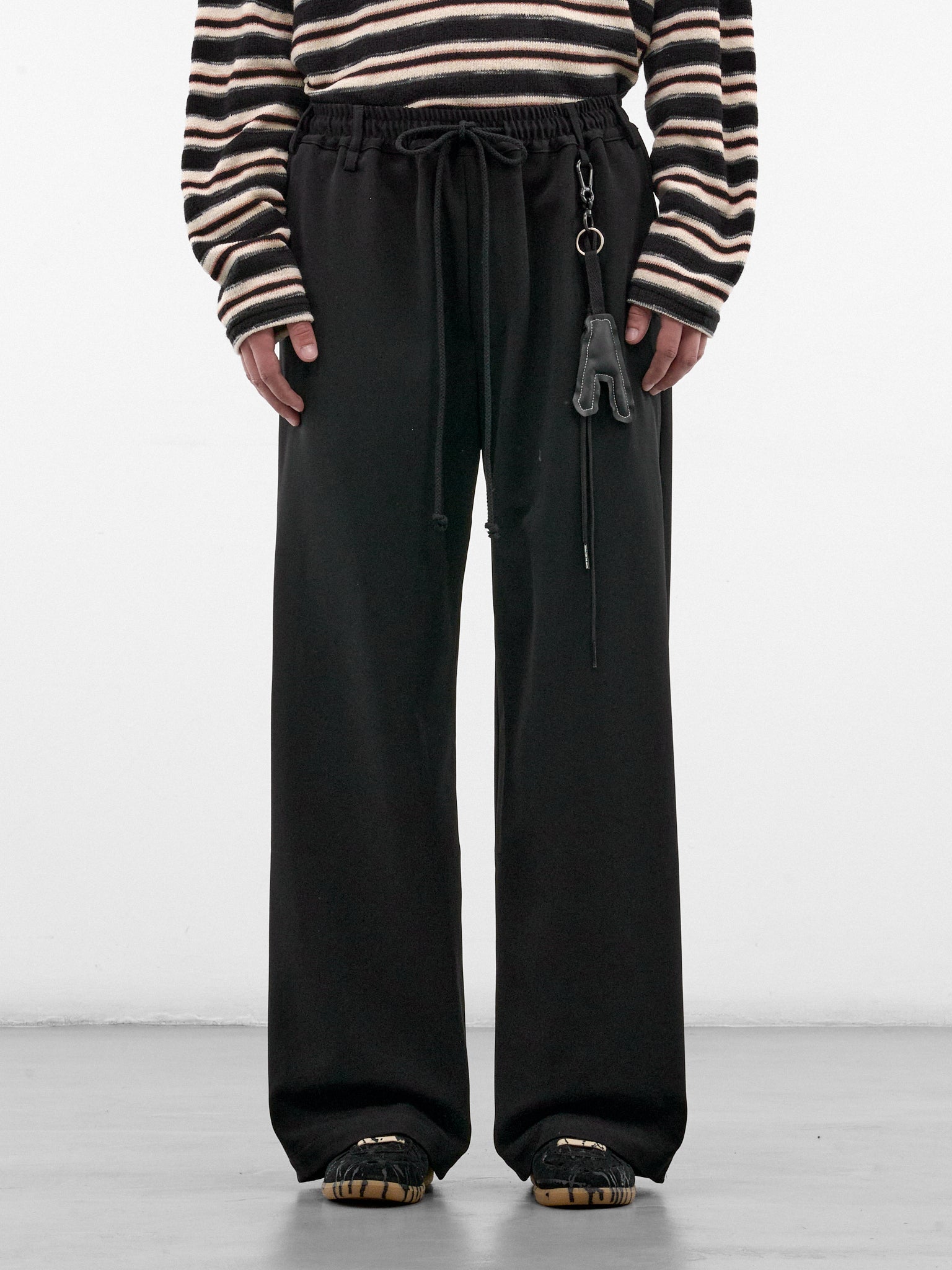 Black Relaxed Lounge Pants (262-UPT096-BLACK)
