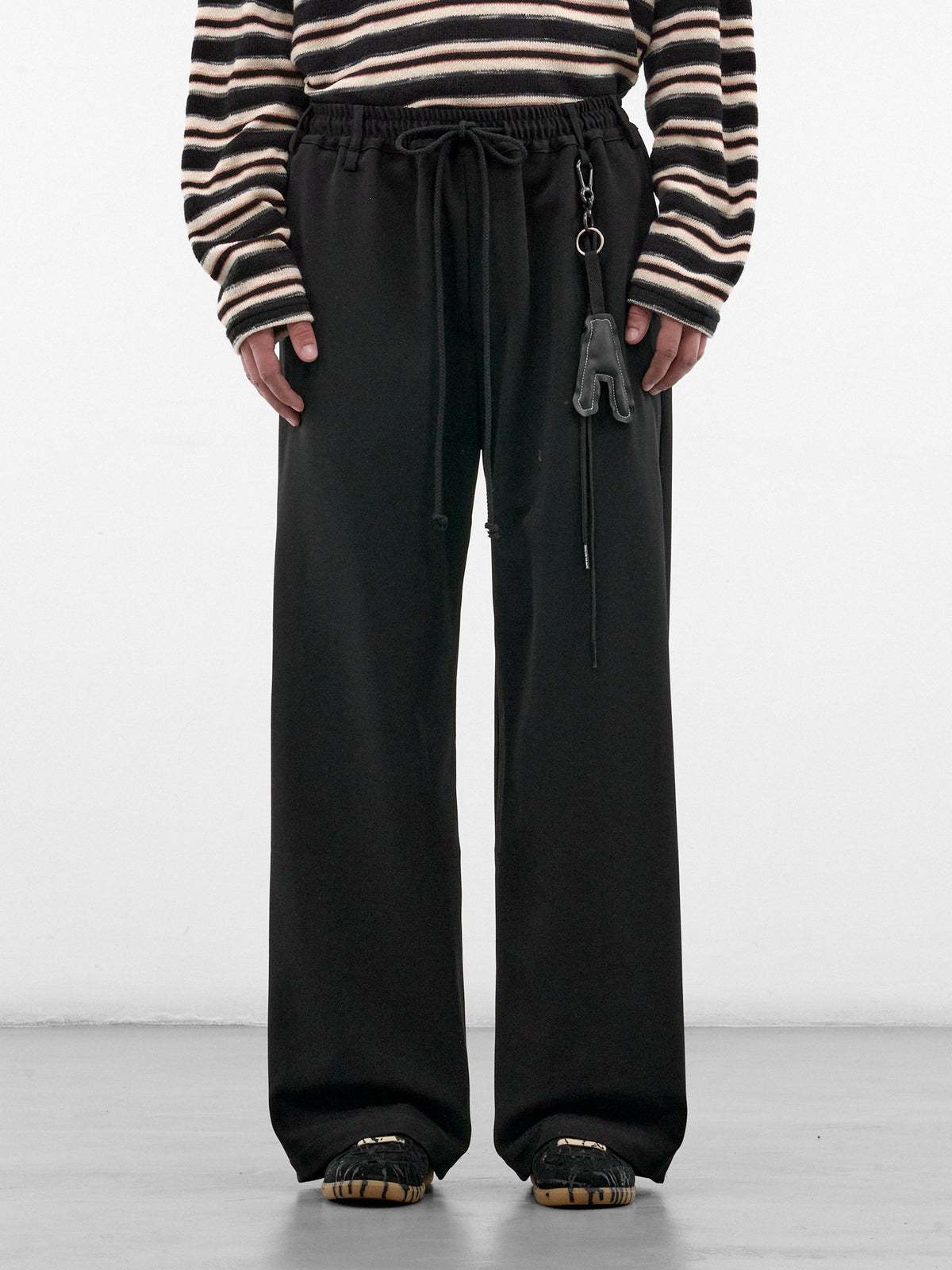 Black Relaxed Lounge Pants (262-UPT096-BLACK)