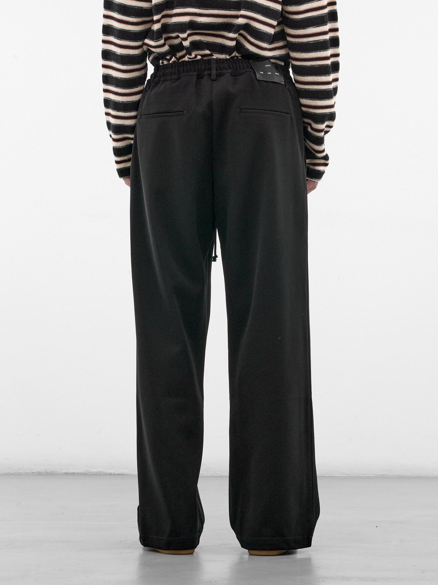 Black Relaxed Lounge Pants (262-UPT096-BLACK)