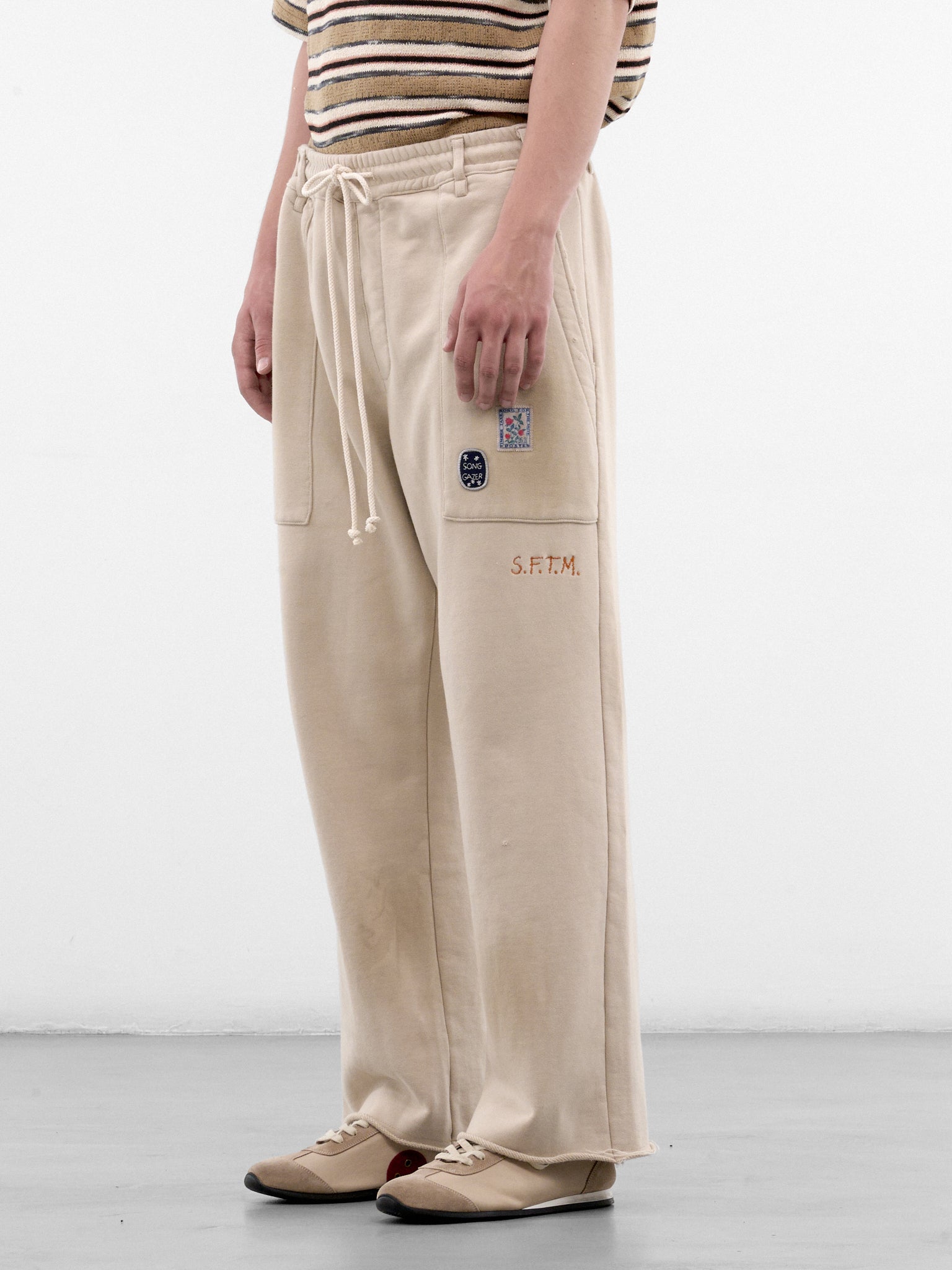 Beige Gym Track Pants (262-UPT106-BEIGE)