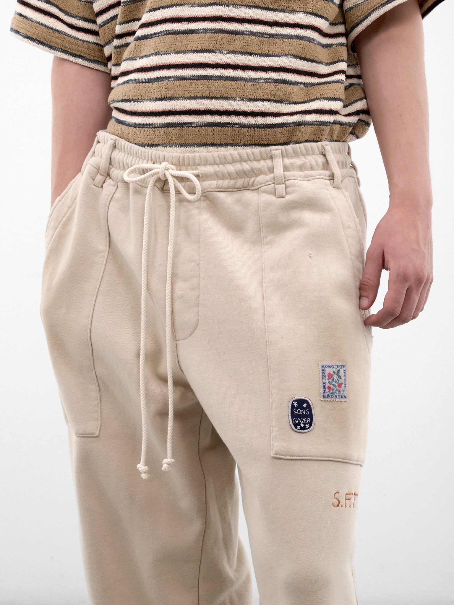 Beige Gym Track Pants (262-UPT106-BEIGE)
