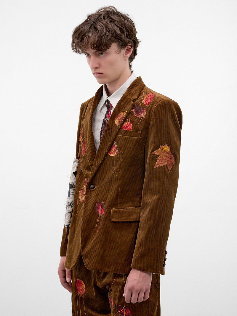 Camel Corduroy Appliqué Balzer (26AW24JK89-CAMEL)
