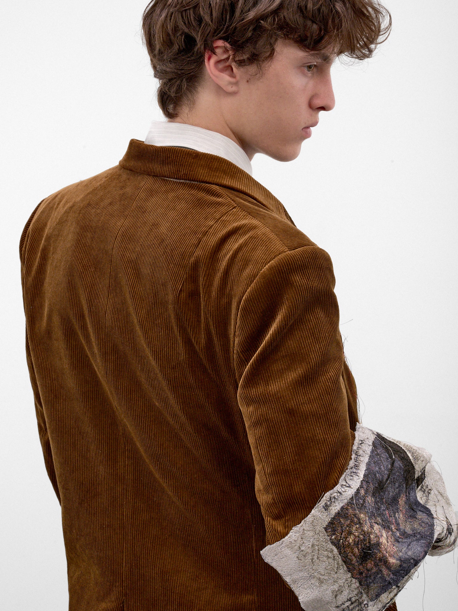 Camel Corduroy Appliqué Balzer (26AW24JK89-CAMEL)
