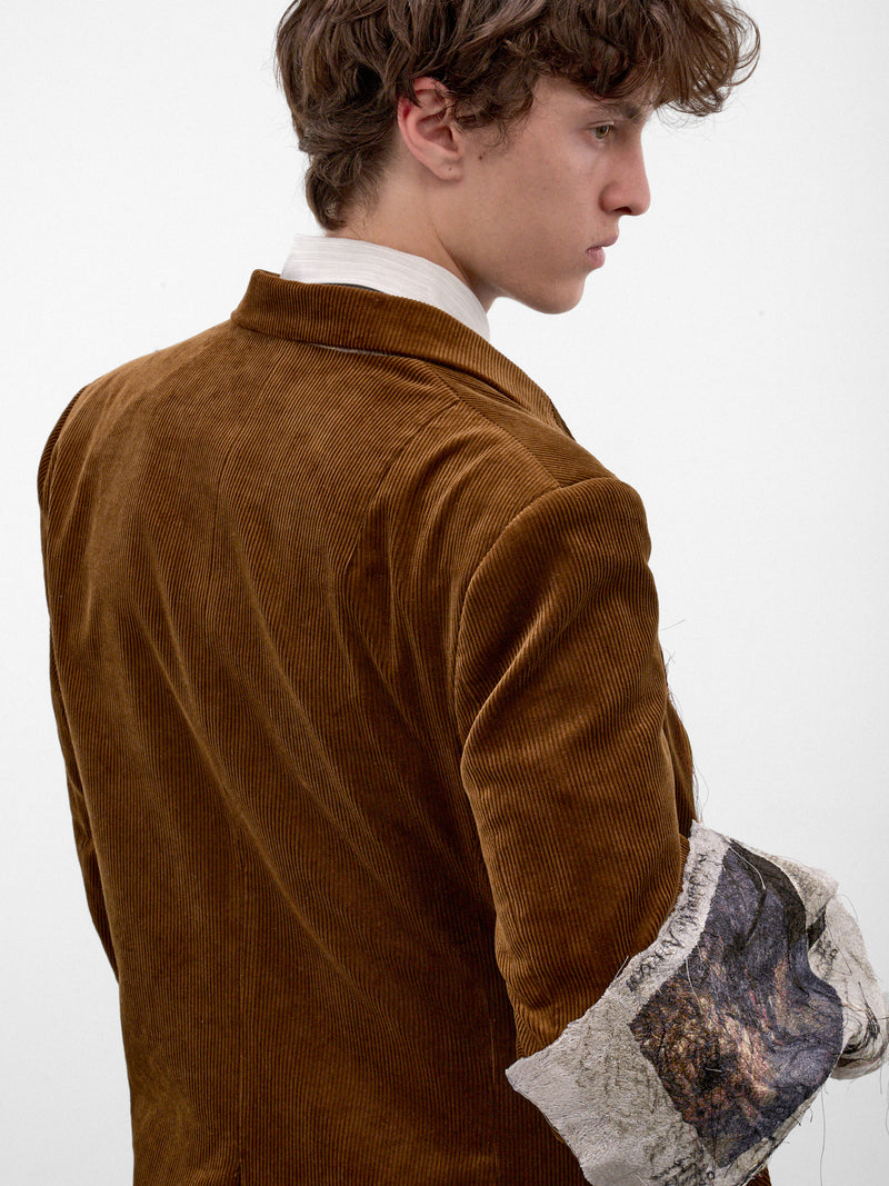 Camel Corduroy Appliqué Balzer (26AW24JK89-CAMEL)