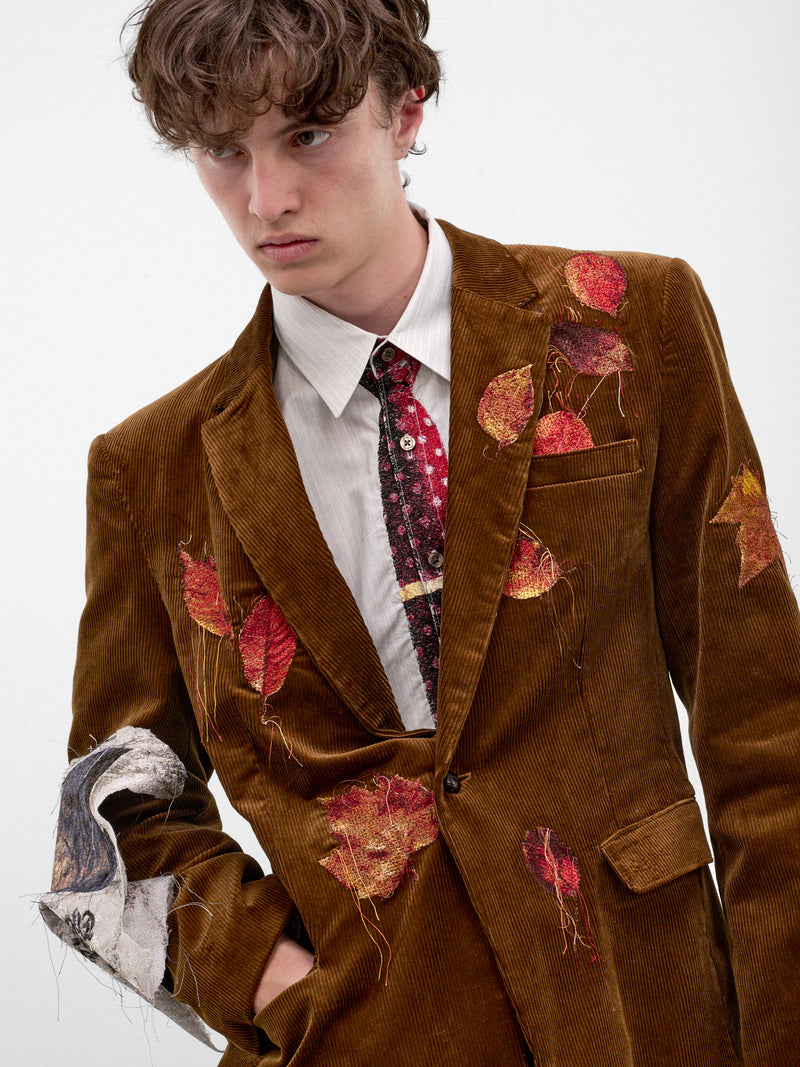 Camel Corduroy Appliqué Balzer (26AW24JK89-CAMEL)