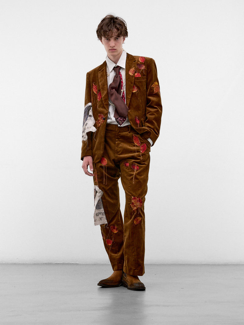 Camel Corduroy Appliqué Balzer (26AW24JK89-CAMEL)