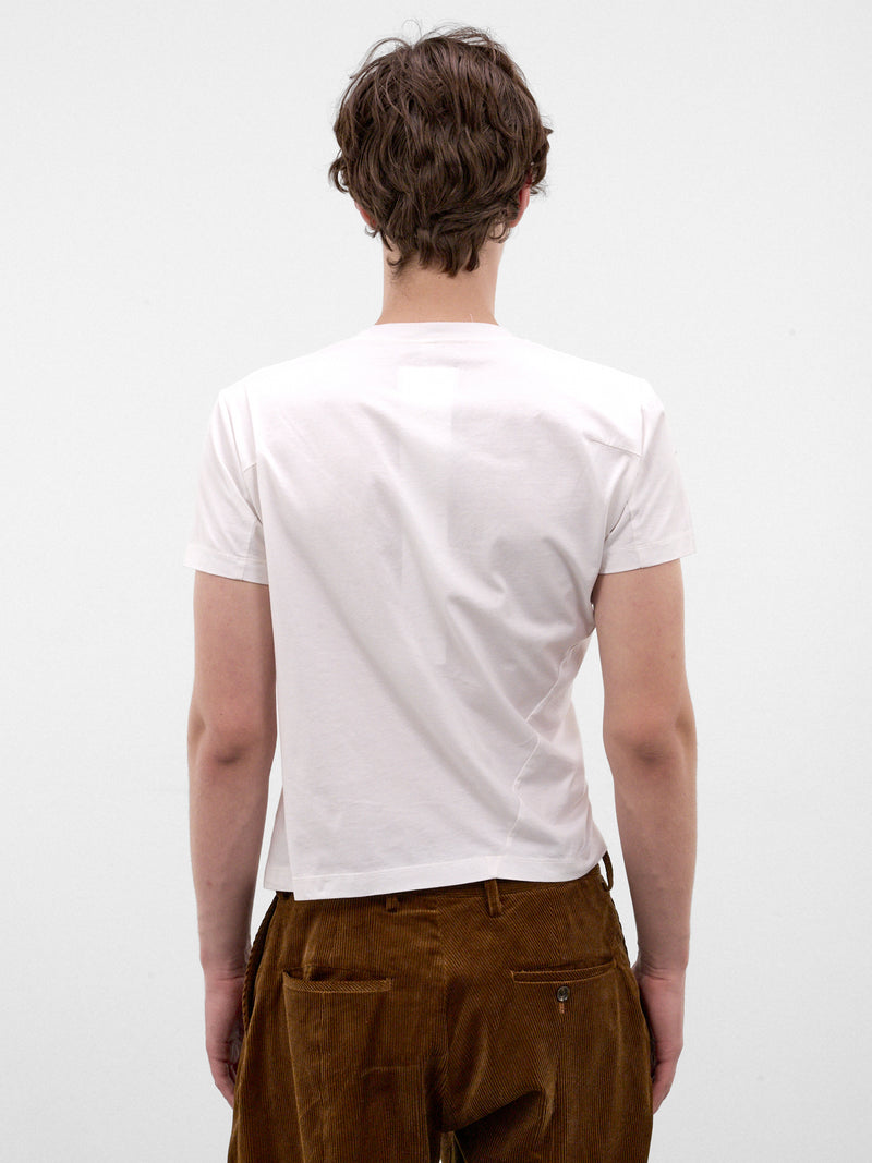 White Leaf Appliqué Tee (26AW30CS443-WHITE)