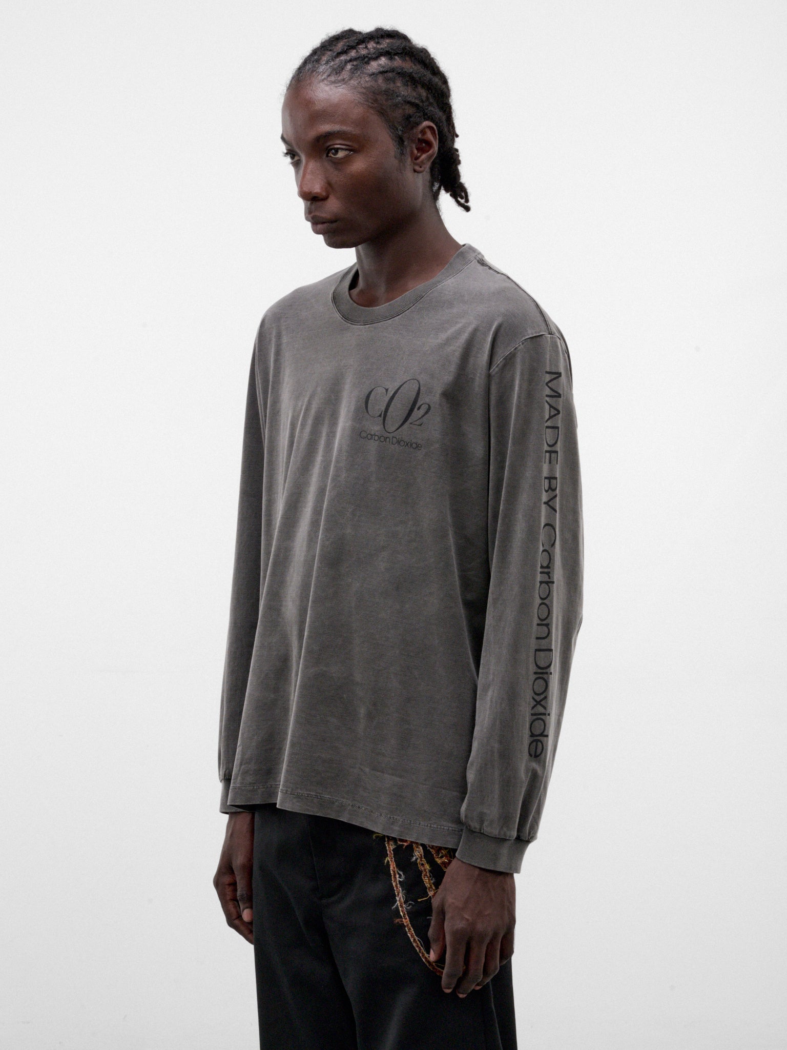 Charcoal Carbon Dioxide Long Sleeve (26AW41CS458-CHARCOAL)