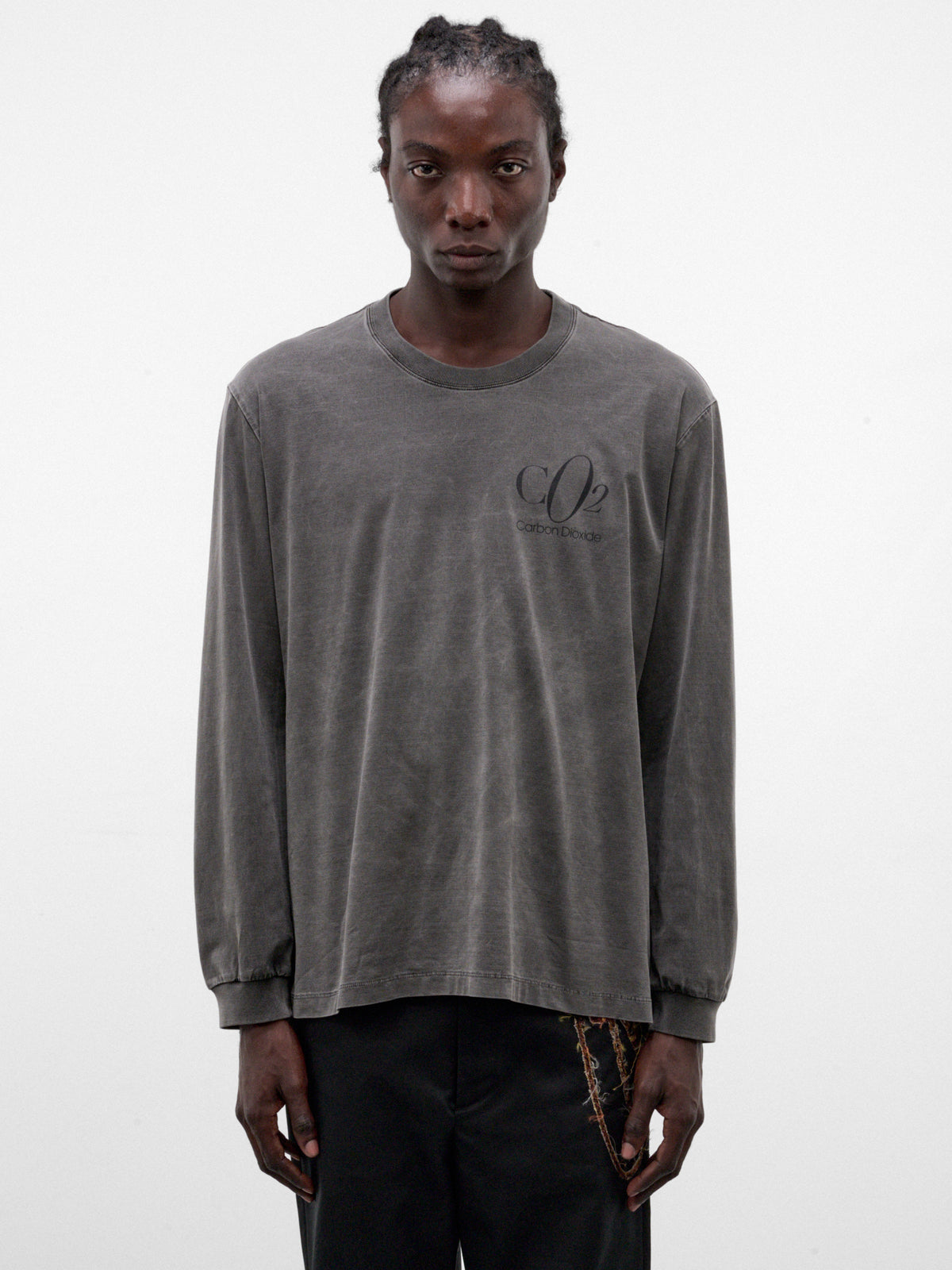 Charcoal Carbon Dioxide Long Sleeve (26AW41CS458-CHARCOAL)