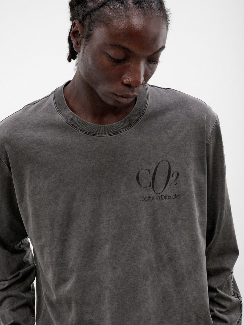 Charcoal Carbon Dioxide Long Sleeve (26AW41CS458-CHARCOAL)
