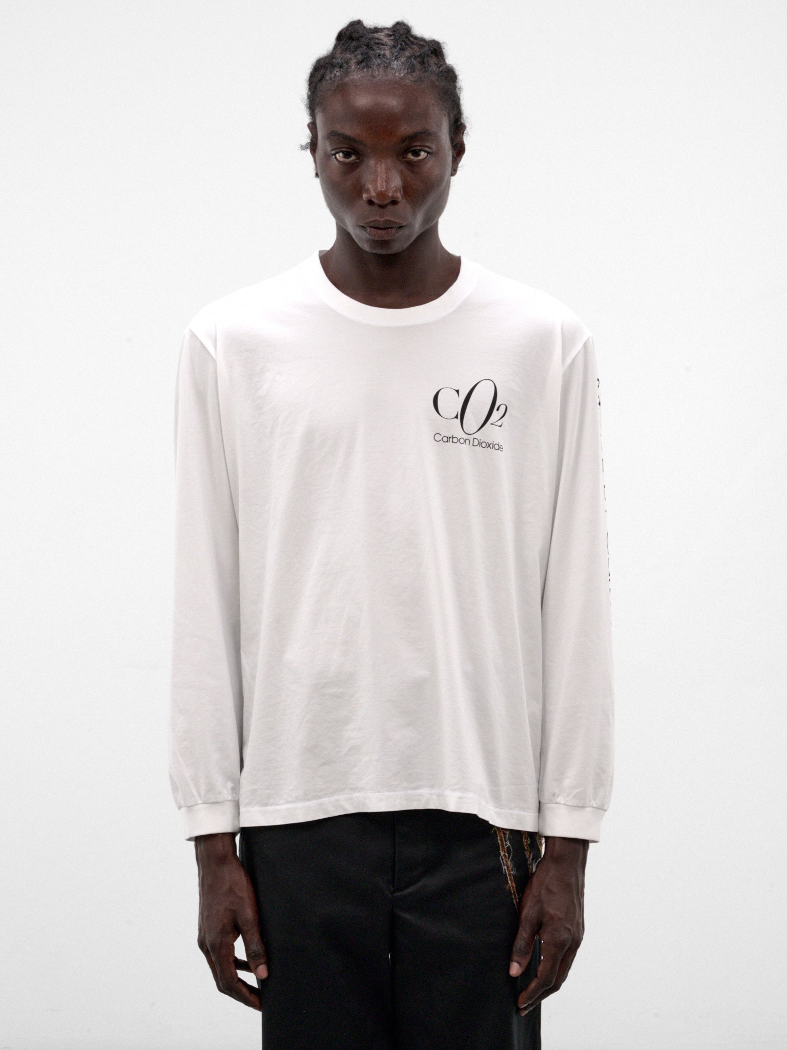 White Carbon Dioxide Long Sleeve (26AW41CS458-WHITE)