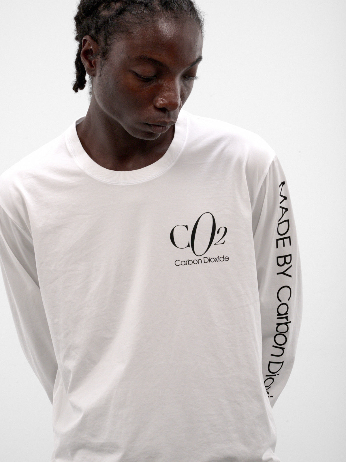 White Carbon Dioxide Long Sleeve (26AW41CS458-WHITE)