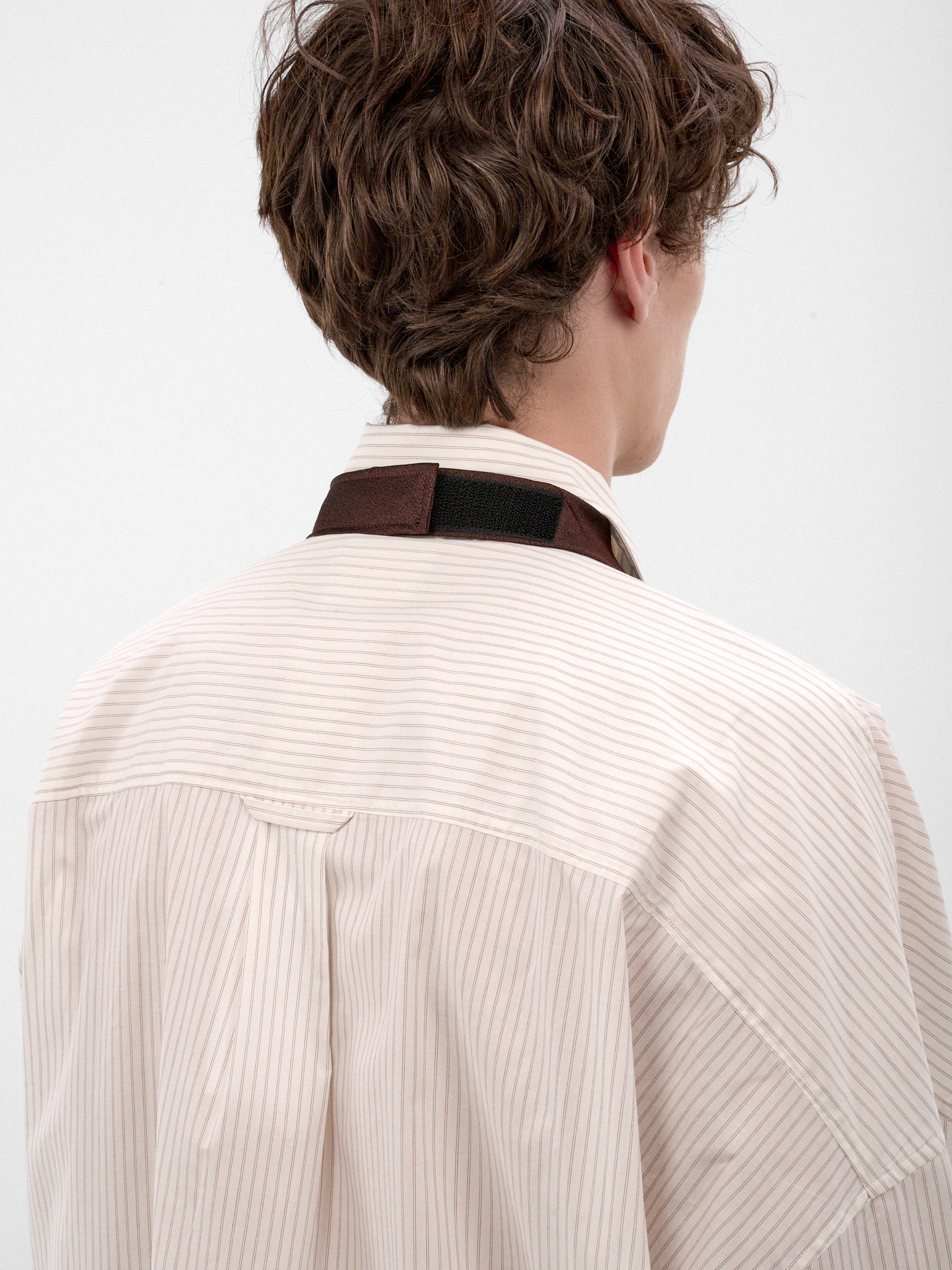 Brown Textured Necktie (26AW82TE14-1-BROWN)