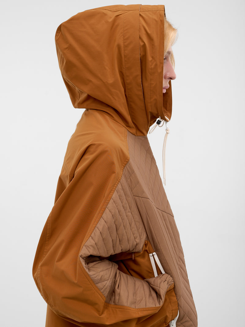 Curry Quilted Radiant Hybrid Windbreaker (26E96MRU11-290-CURRY)