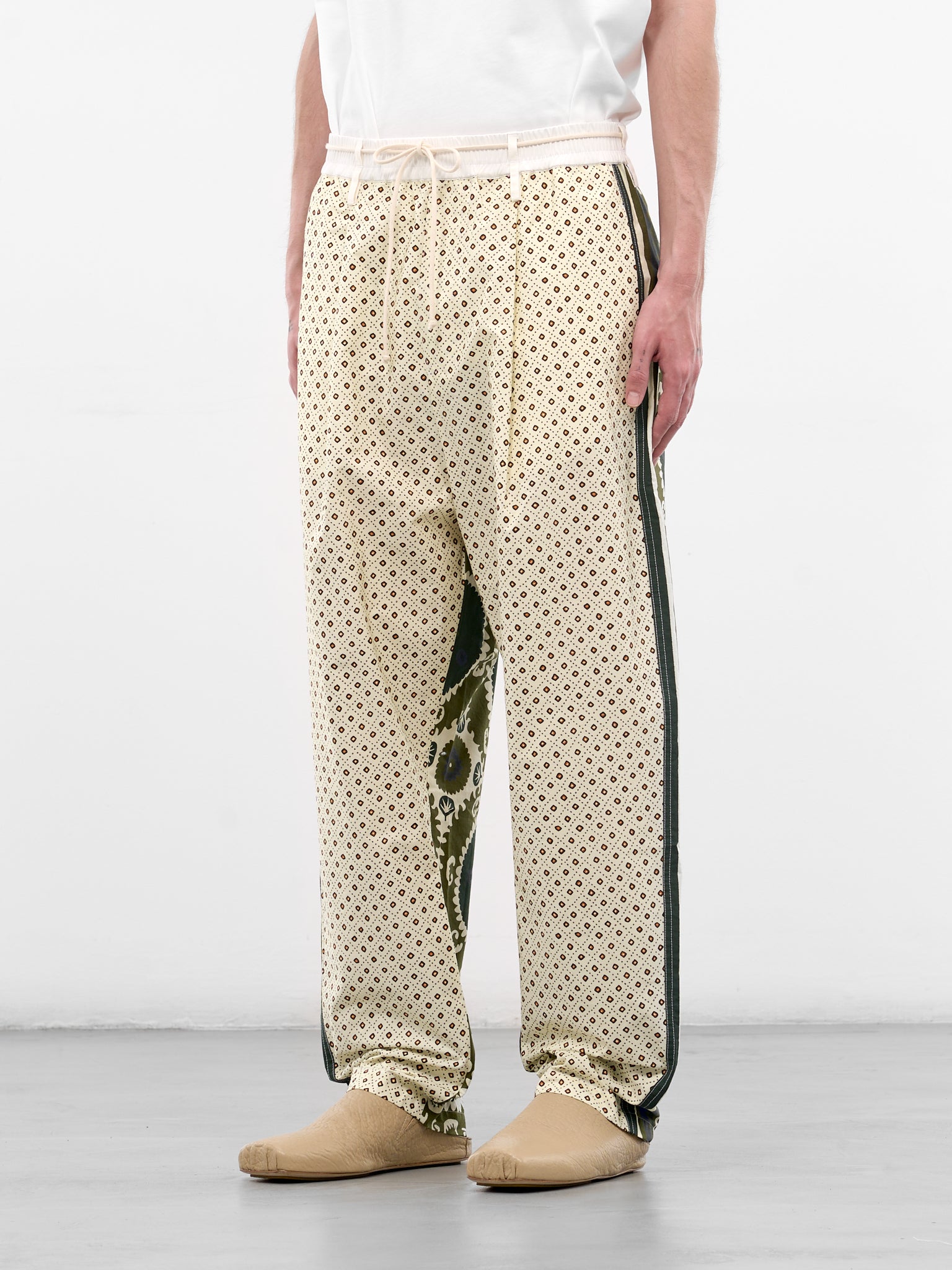 Bandana Print Drawstring Pajama Pants (26E96MRU42-ST6-BLUE-BANDANE)