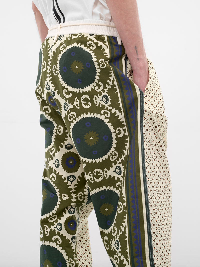 Bandana Print Drawstring Pajama Pants (26E96MRU42-ST6-BLUE-BANDANE)