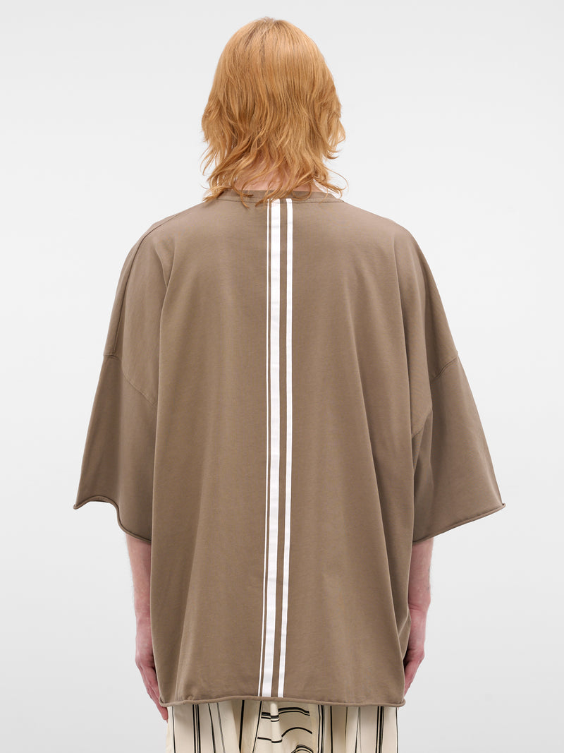Mud Stripe Band Oversized Tee (26E96MUJ14-825-MUD)