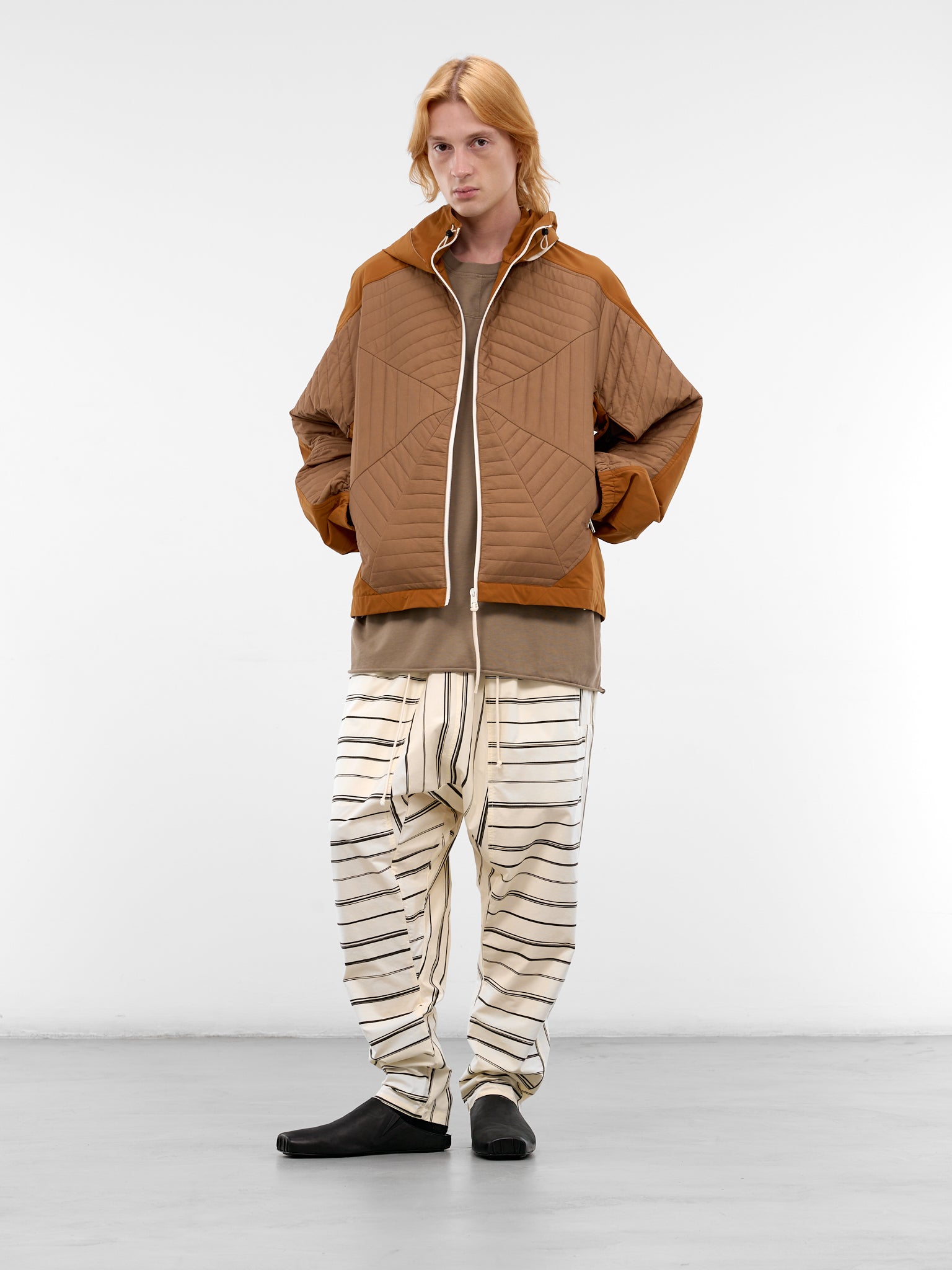 Mud Stripe Band Oversized Tee (26E96MUJ14-825-MUD)