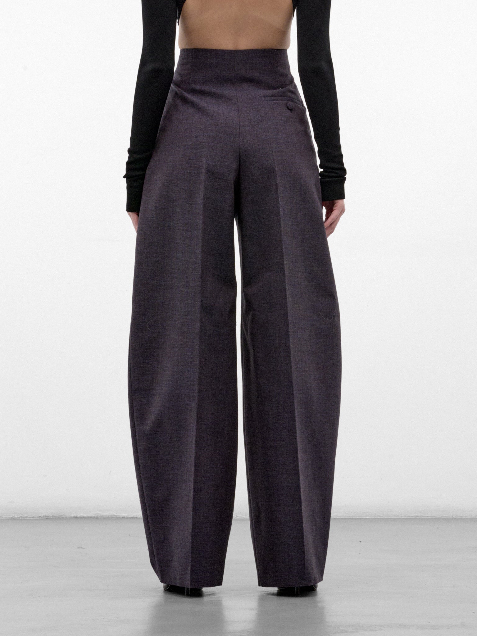 Ink Wide Pleated Trousers (26F1PA05291042-PA0529-INK-MELA)