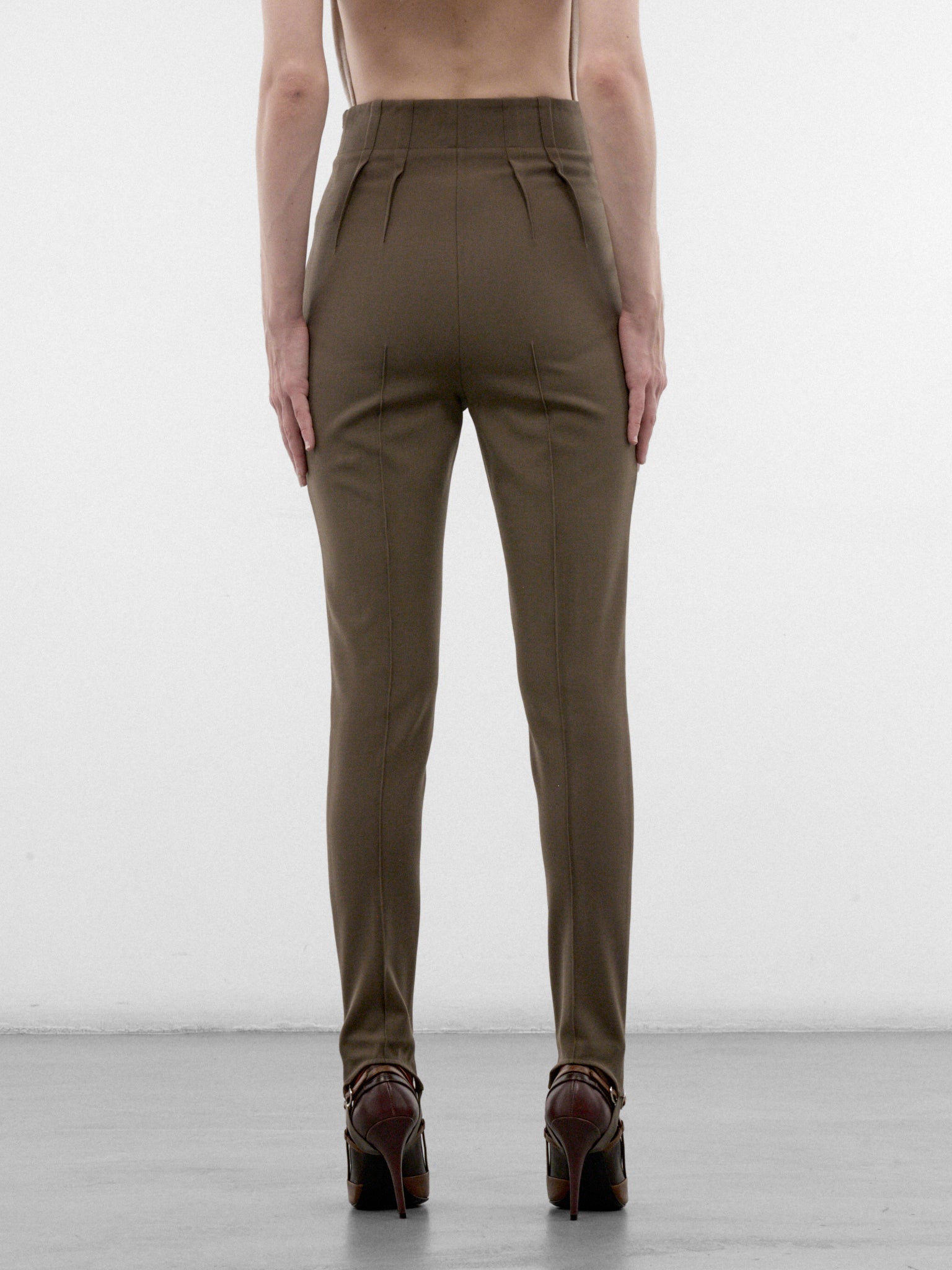 Mole Wool Tailored Stirrups Leggings (26F1PA05331035-MOLE)
