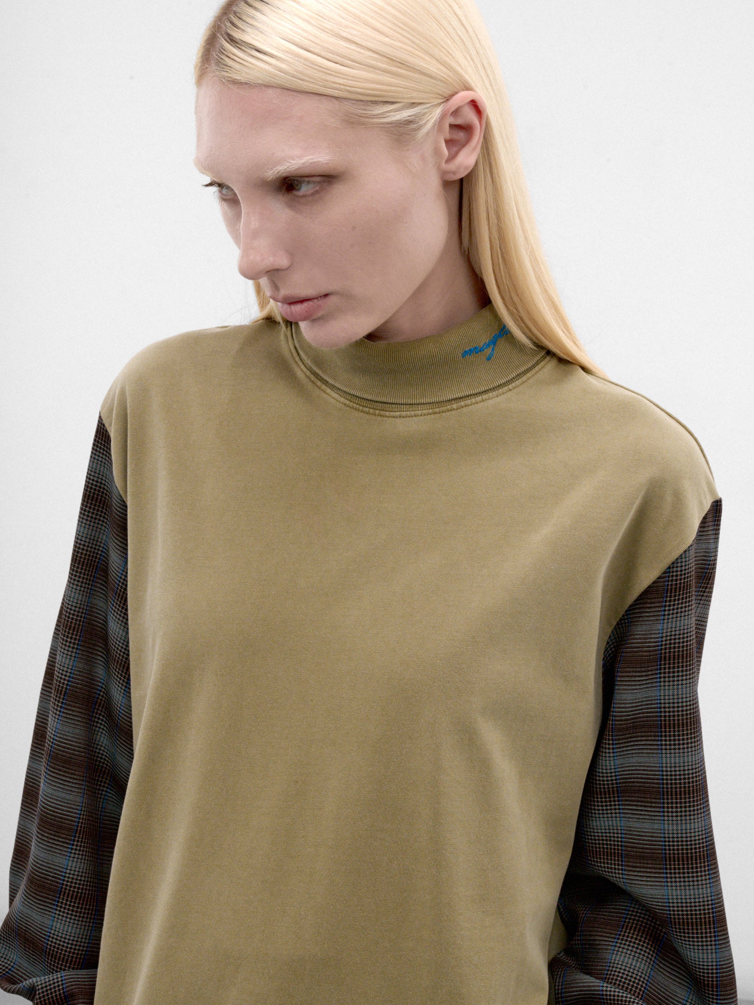 Khaki Cotton Striped Long Sleeve (26F3TS01296032-KHAKI)