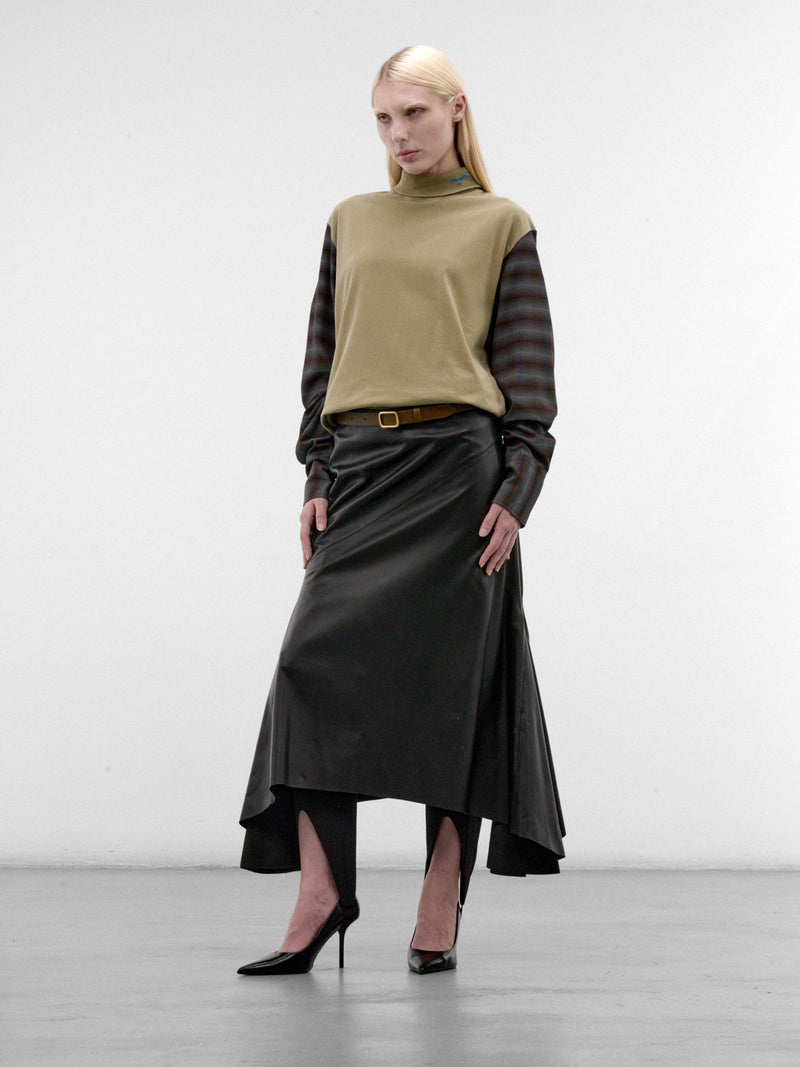 Khaki Cotton Striped Long Sleeve (26F3TS01296032-KHAKI)