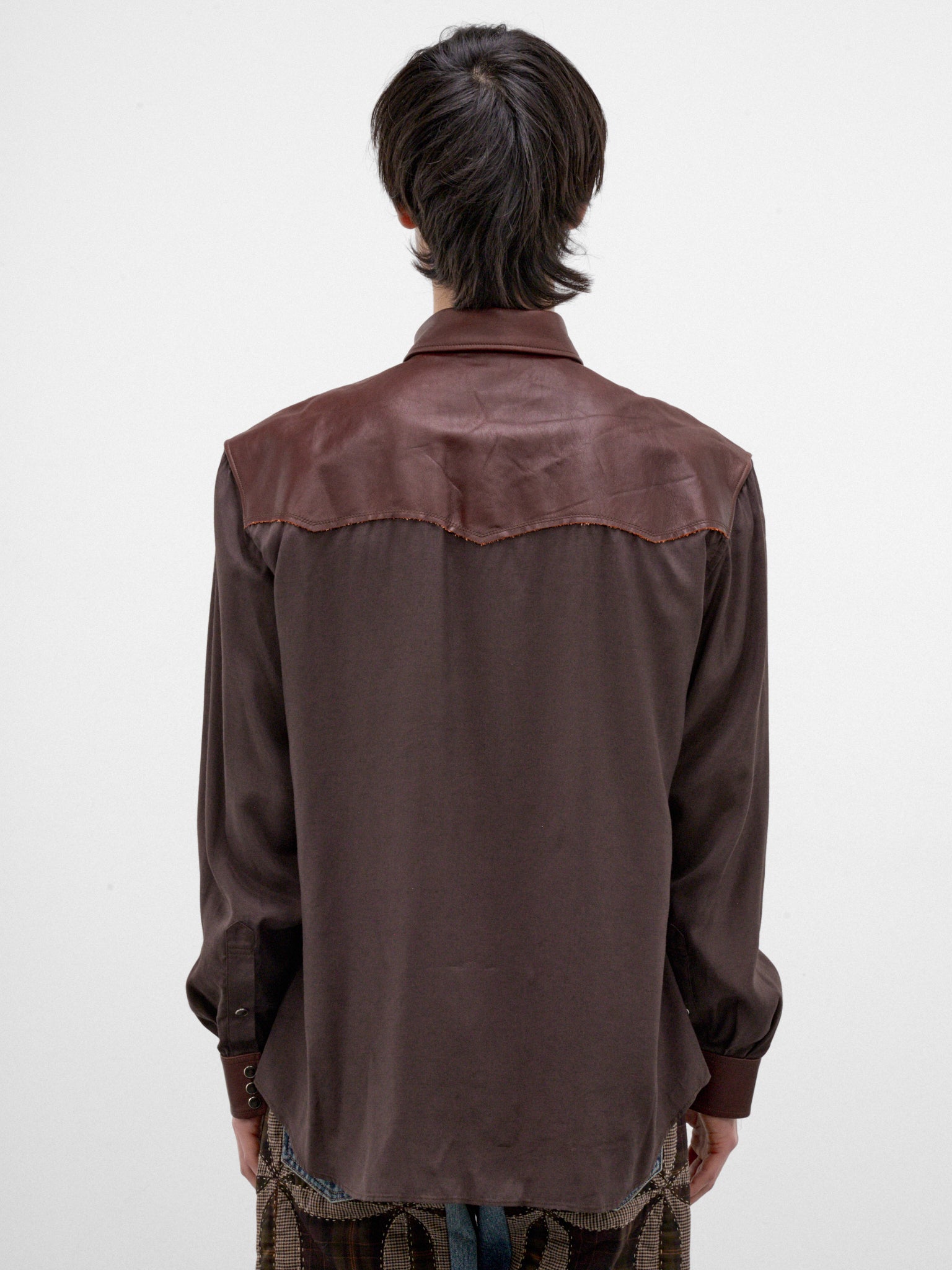 Brown Western Shirt (26FW-B05-BROWN)