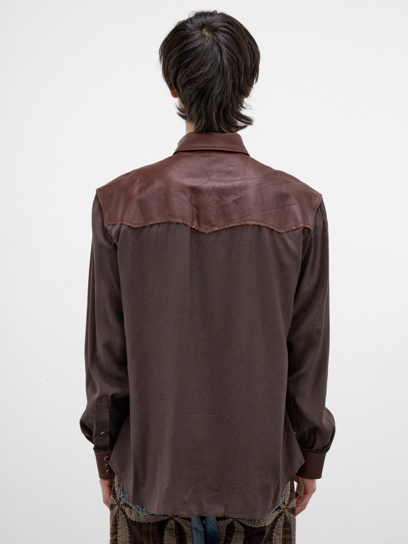 Brown Western Shirt (26FW-B05-BROWN)