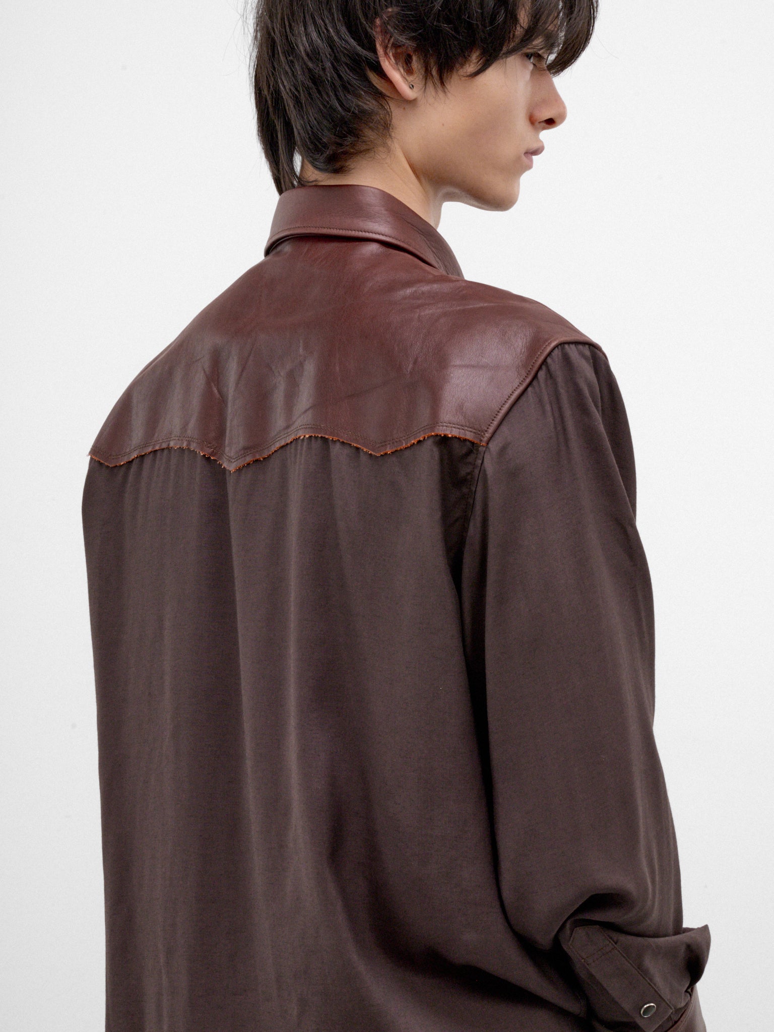 Brown Western Shirt (26FW-B05-BROWN)