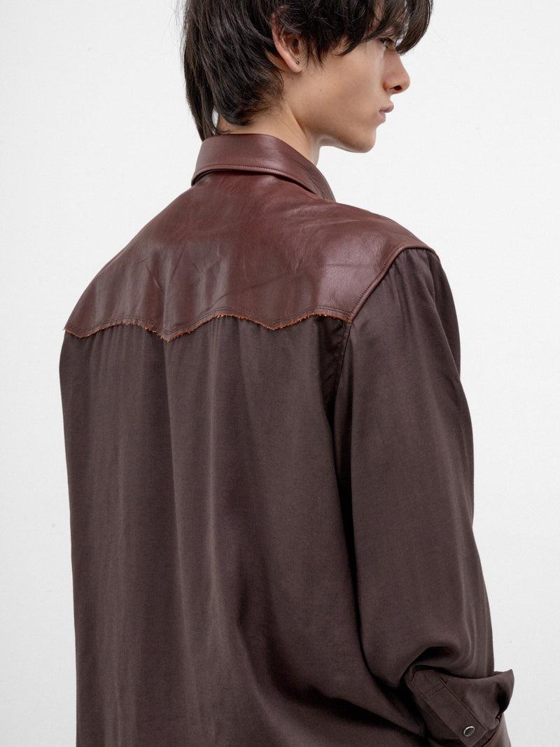Brown Western Shirt (26FW-B05-BROWN)
